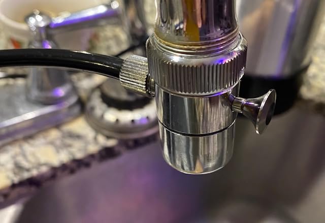 Countertop Water Filtration System | No Plumbing Faucet Adapter, Water Purifier | Instant countertop Water Filter | Water Filter Dispenser | Easily Fills Your Water Filter Pitcher customer photo 1