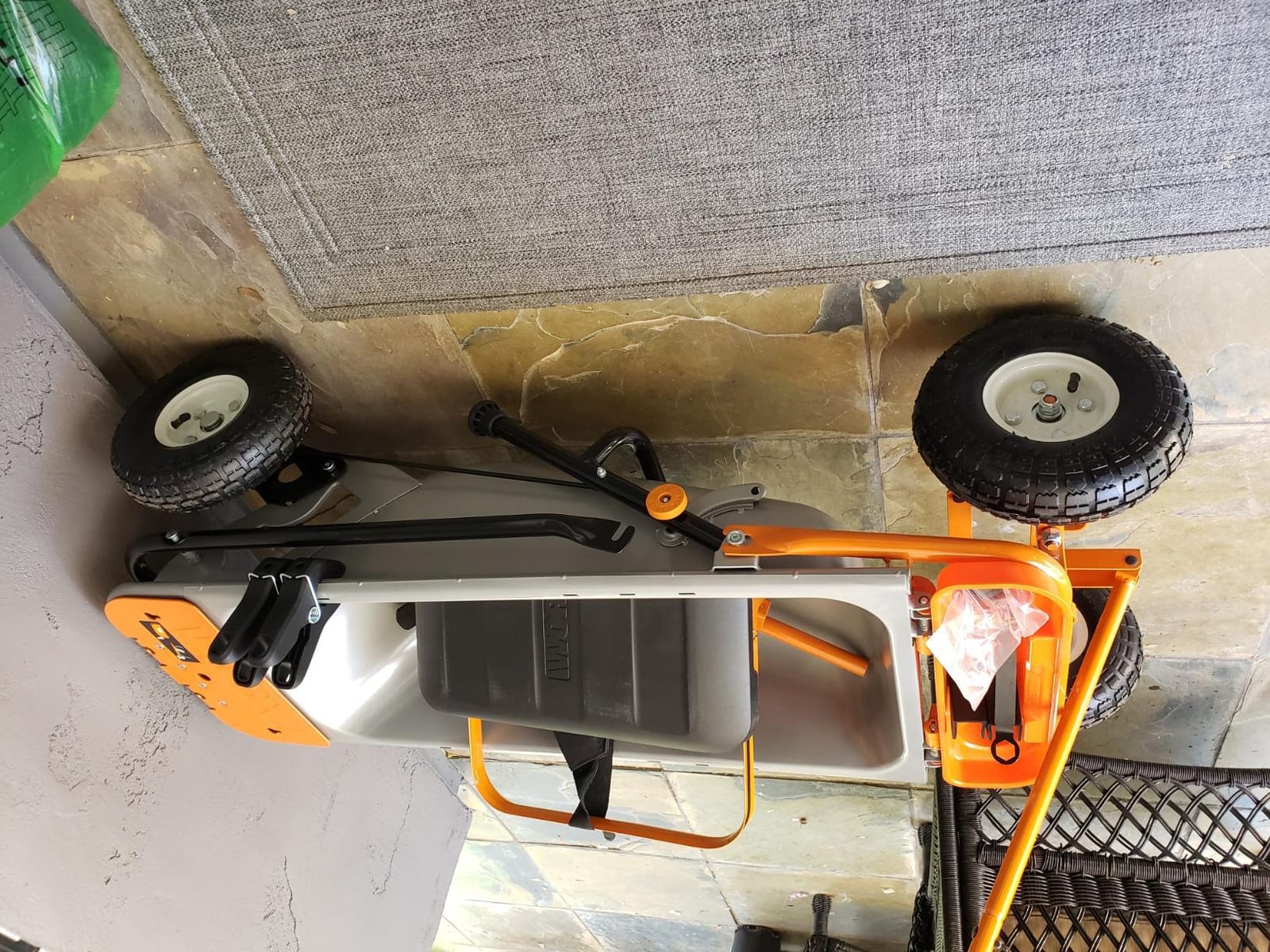 WORX Wheelbarrow Heavy Duty Dolly, 8-in-1 Aerocart Garden Cart, WG050 customer photo 2