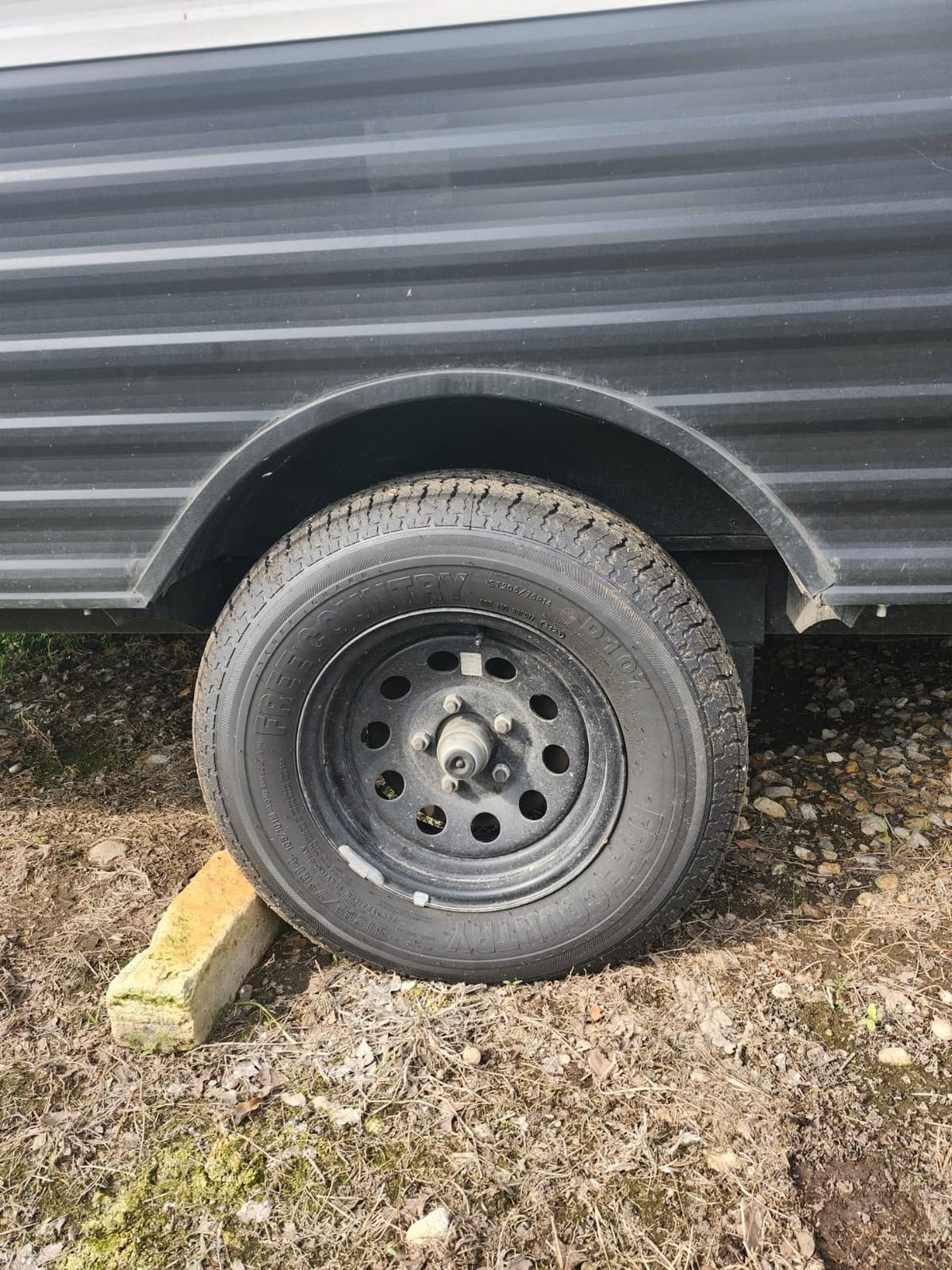 Free Country Set 2 Premium Trailer Tires ST205/75R14 8PR LR D w/Scuff Guard customer photo 2