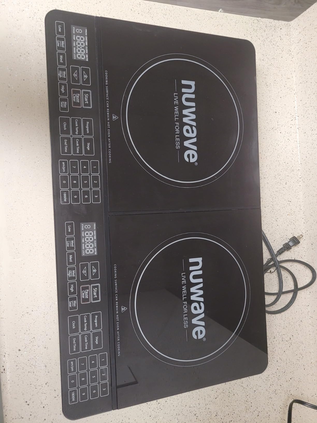 Nuwave PIC Double Portable Induction Cooktop, 900W/1500W/1800W Options customer photo 1