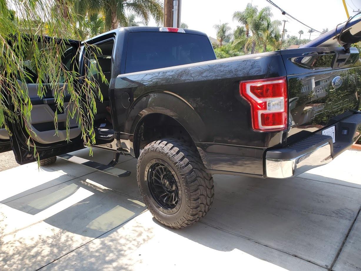 RealTruck AMP Research PowerStep Plug-N-Play Retractable Electric Truck Steps with LED Step Lights | Fits 2015 - 2020 Ford F-150 Regular Cab/SuperCab/SuperCrew | 76151-01A customer photo 1