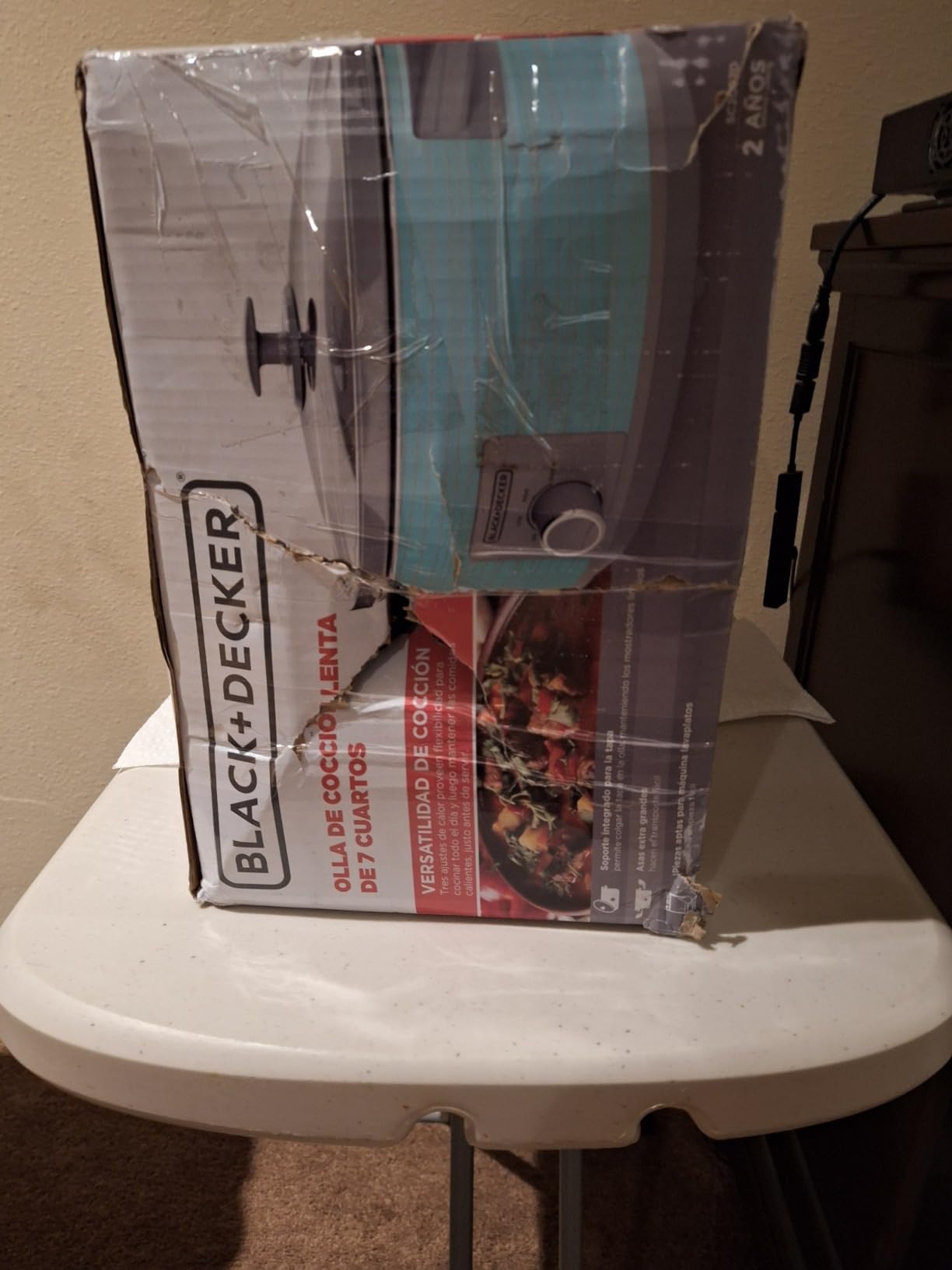 BLACK+DECKER 7-Quart Slow Cooker, Teal customer photo 2