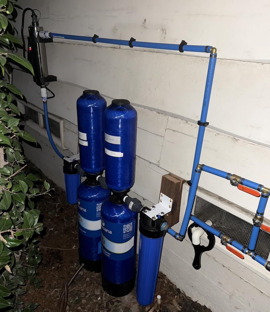 Aquasana Whole House Water Filter System | 1M Gal | Carbon & KDF | EQ-1000 | 10-Year Filter | 14.6 GPM | Reduces 97% Chlorine & Sediment | Pre & Post Filters Included | Pro Kit | 10-Year Warranty customer photo 2