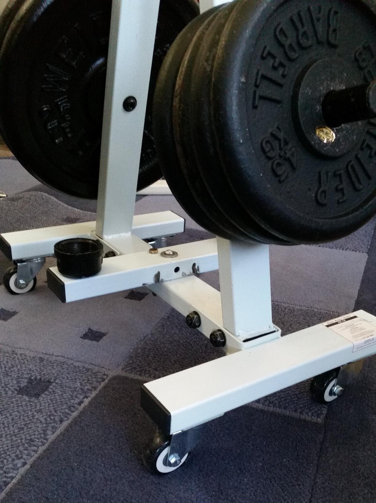CAP Barbell 1-Inch Plate Tree Rack, Black customer photo 1