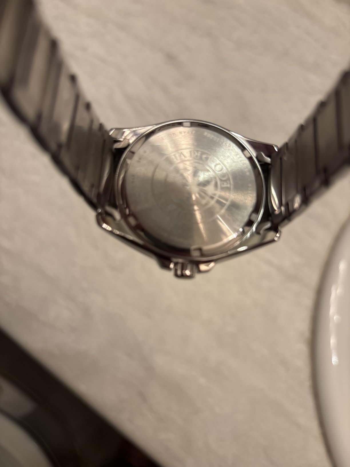 Citizen Men's Eco-Drive Weekender Garrison Field Watch in Stainless Steel, Black Dial, Arabic Markers, Luminous, 43mm (Model: AW0050-82E) customer photo 2