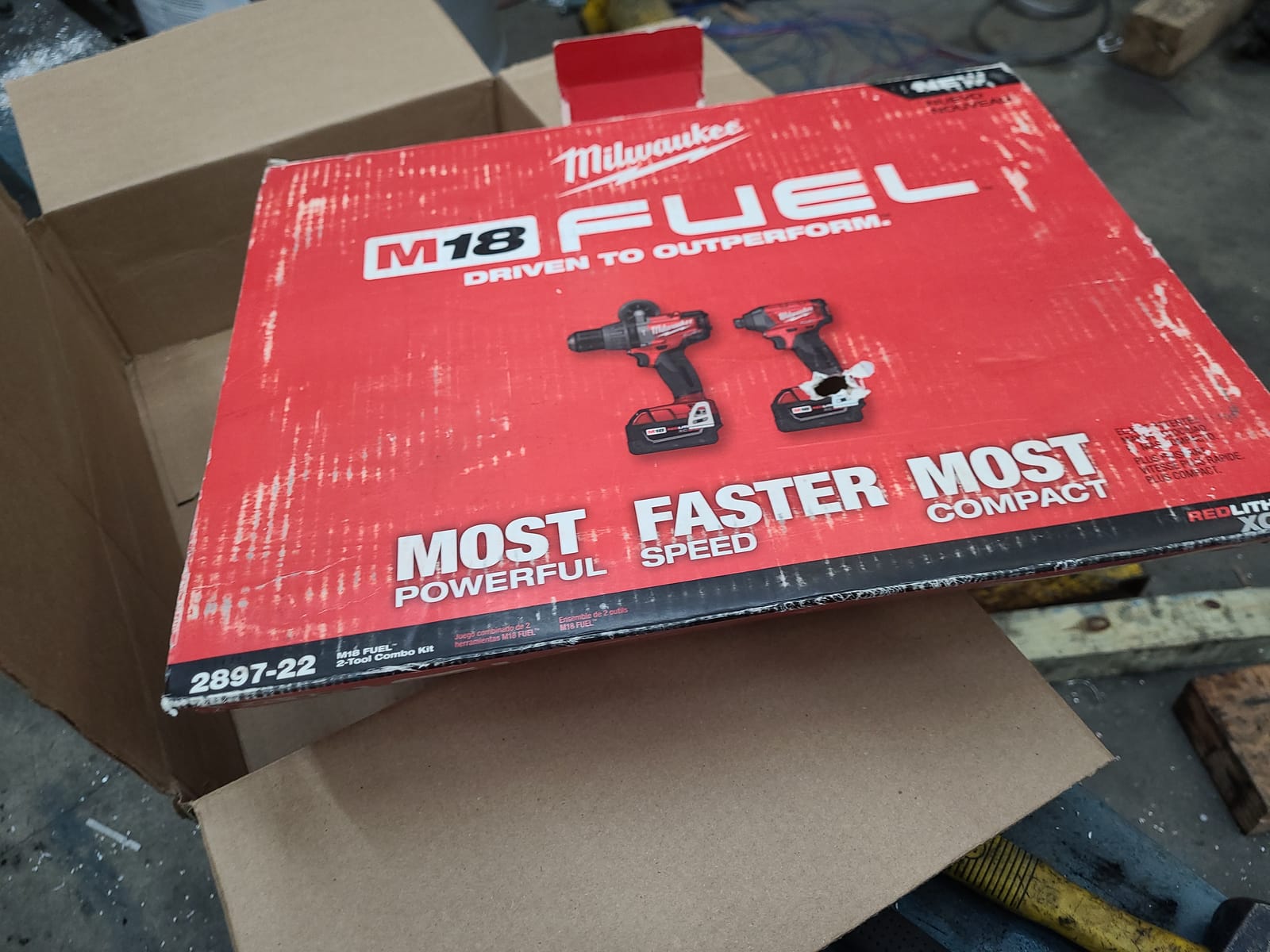 Milwaukee 2897-22 M18 Fuel 2-Tool Combo Kit, Red customer photo 1