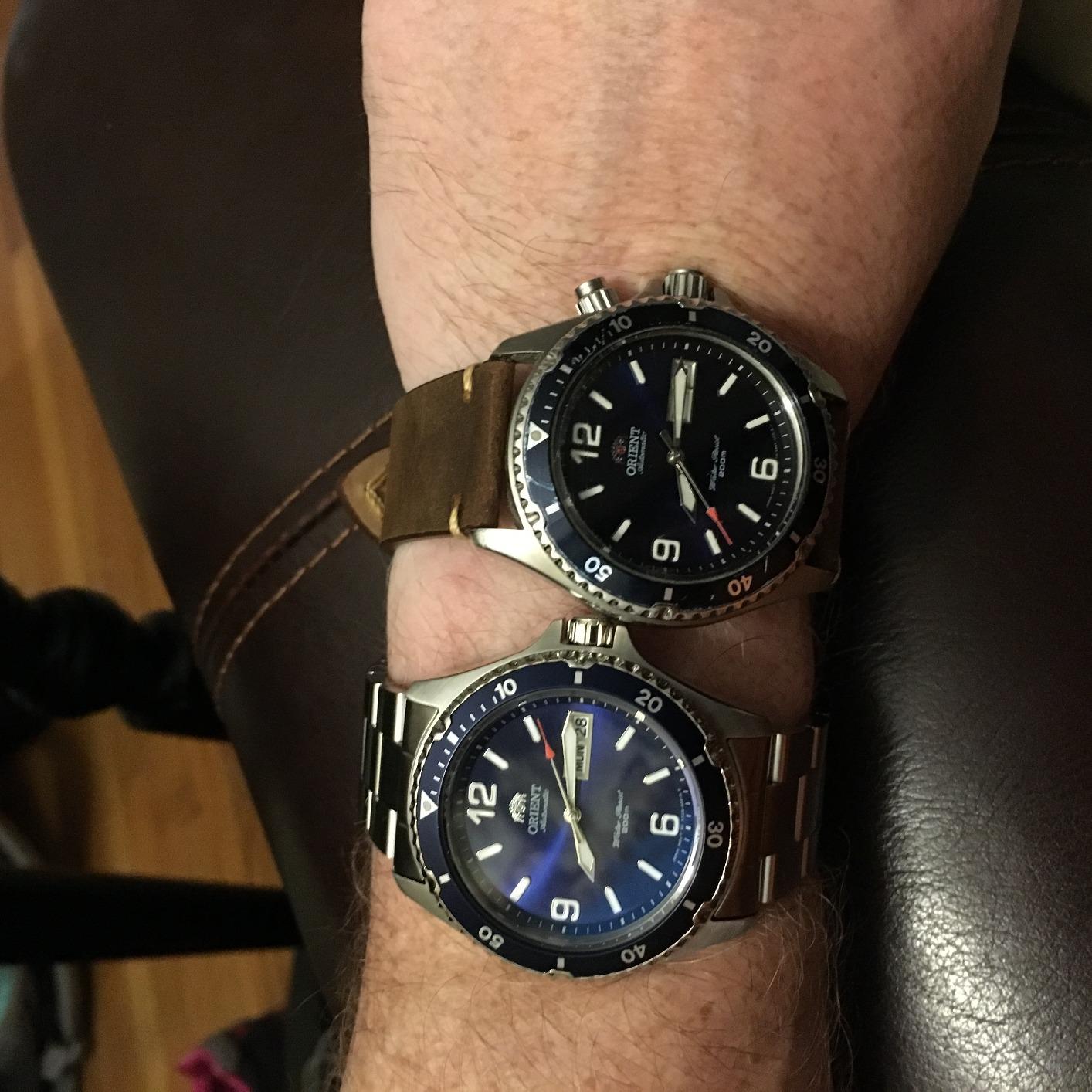 Orient Mako II | Automatic / Hand-Winding Movement | 41.5 mm Case Diameter | 200 m Water Resistance | Diver Style | Day & Date customer photo 1