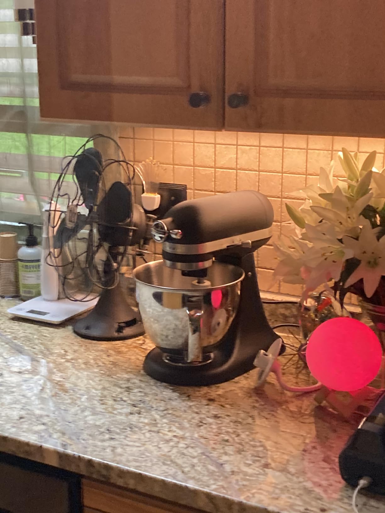 KitchenAid Artisan Mini, 3.5-Qt Tilt Head Stand Mixer, Black Matte | 3.5 Quart Capacity for Smaller Batches, Add ingredients with Tilt-Head Design, 10 Speeds, 3 Accessories, Model KSM3316XBM customer photo 1