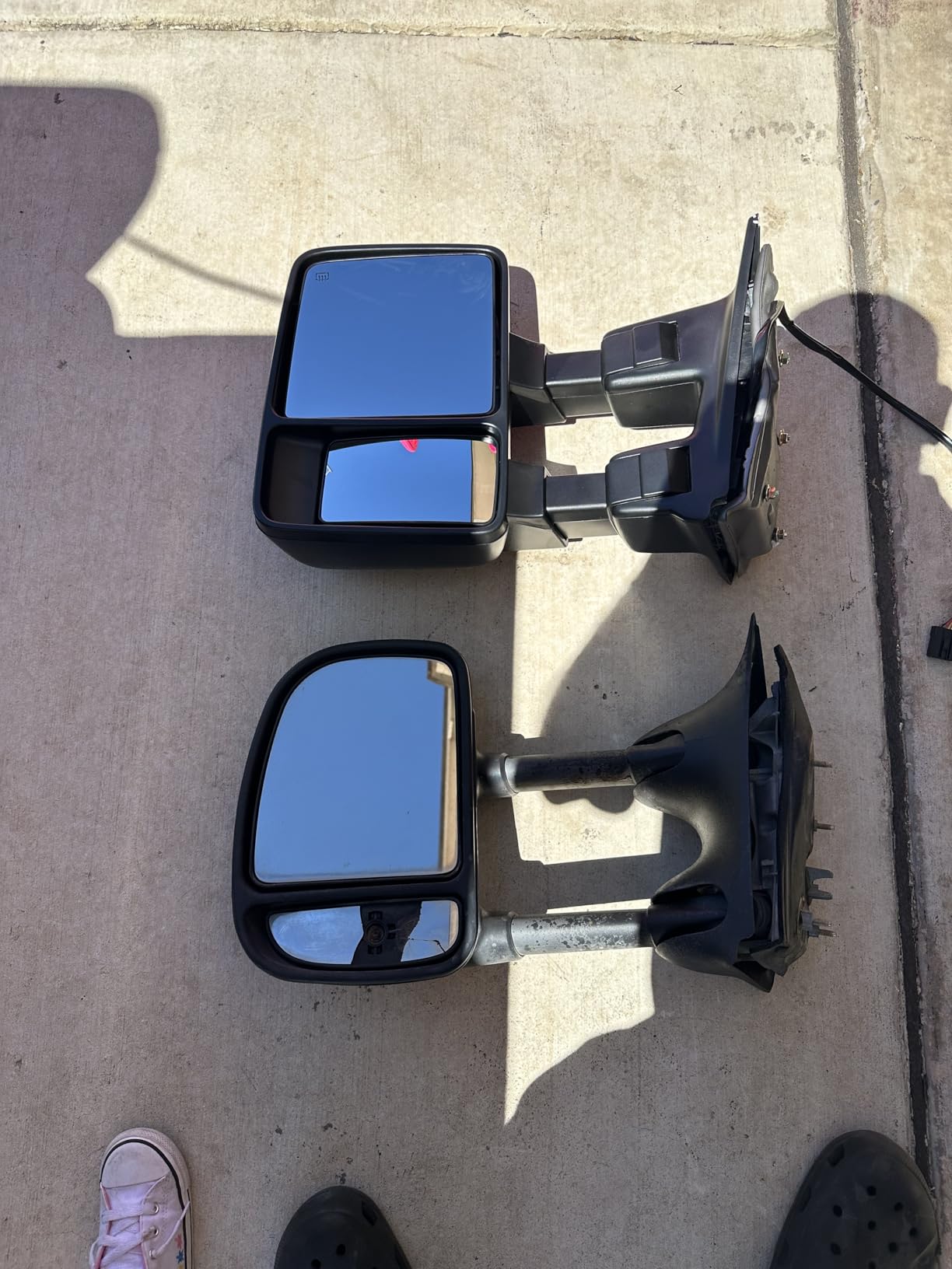 YITAMOTOR Towing Mirrors for Ford 1999-2007 F250 F350 F450 F550 Super Duty customer photo 2