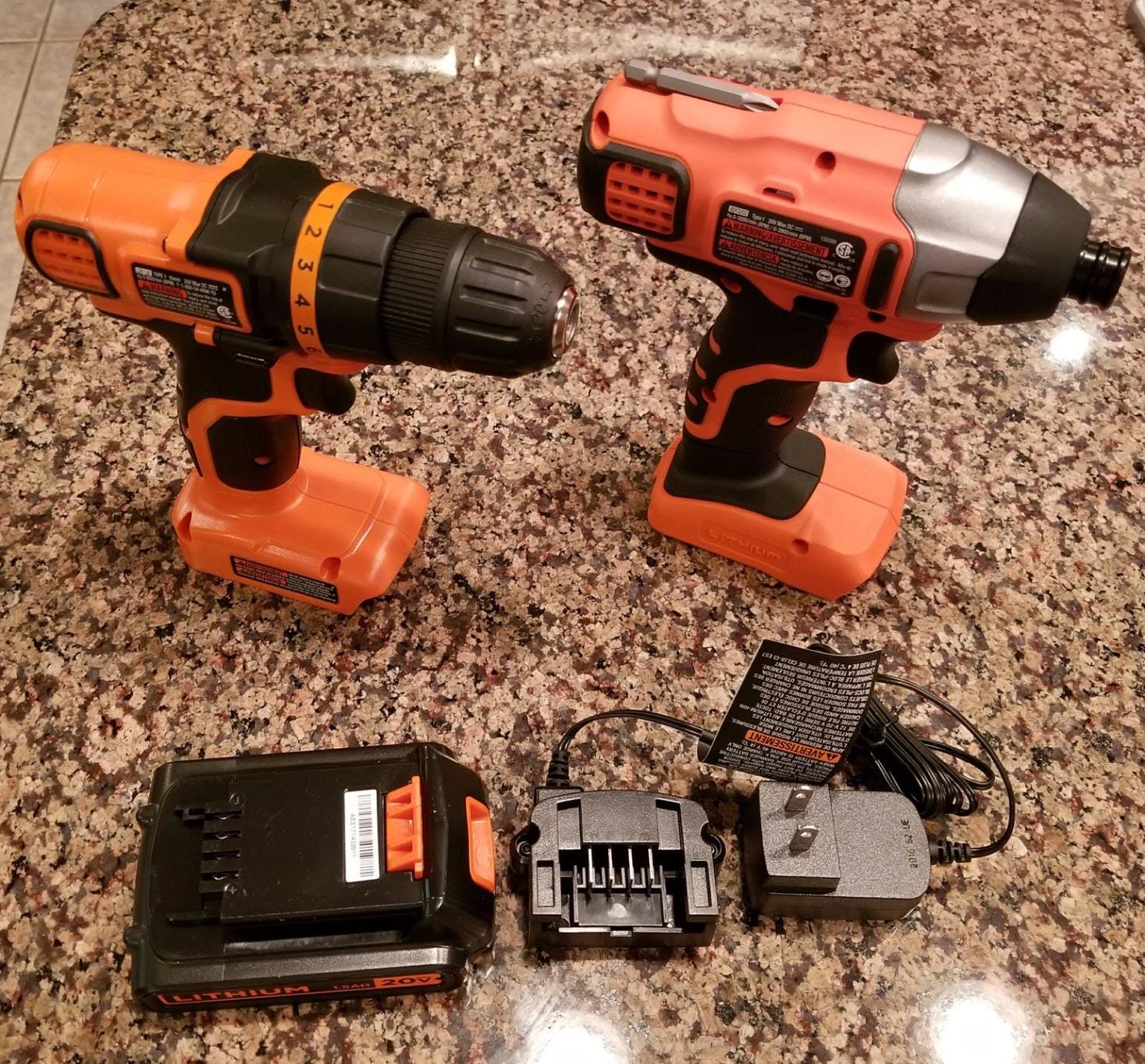 BLACK+DECKER 20V MAX Cordless Drill and Impact Driver, Power Tool Combo Kit with Battery and Charger (BD2KITCDDI) customer photo 1