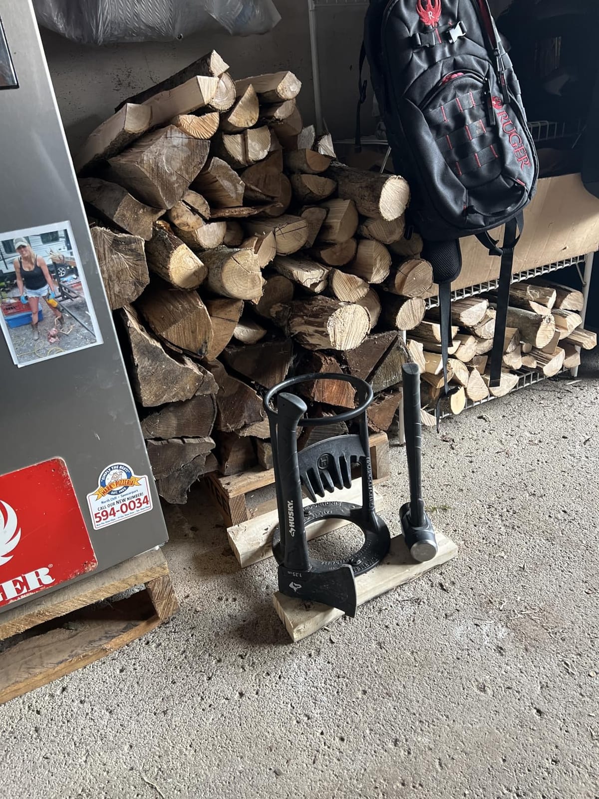 Kindling Cracker Original Firewood Kindling Splitter, 6.5in. Opening customer photo 2
