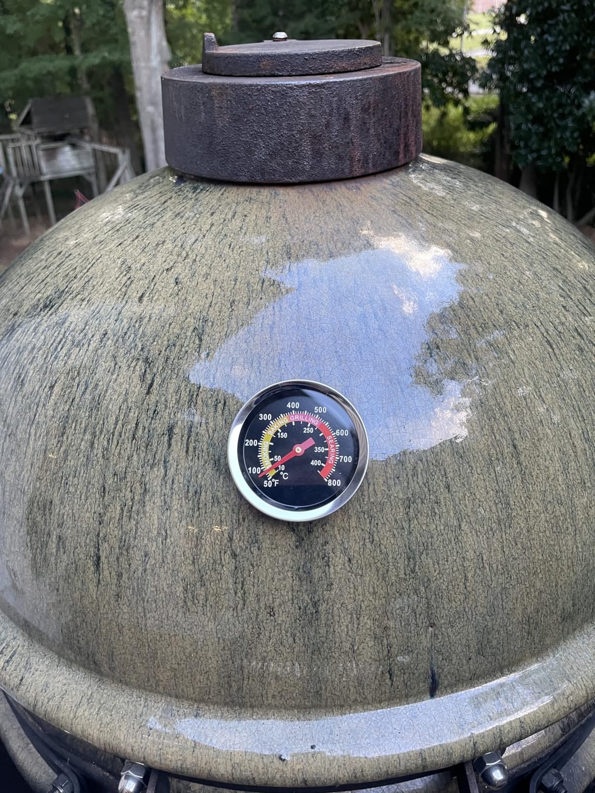 Grill Temperature Gauge BBQ Smoker Thermometer for Charcoal Grill and Pit customer photo 1