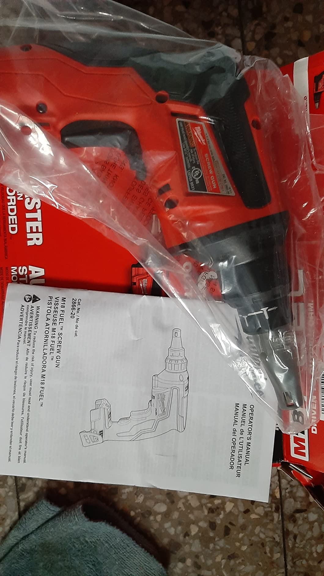 Milwaukee 2866-20 M18 FUEL Drywall Screw Gun (Bare Tool Only) customer photo 1
