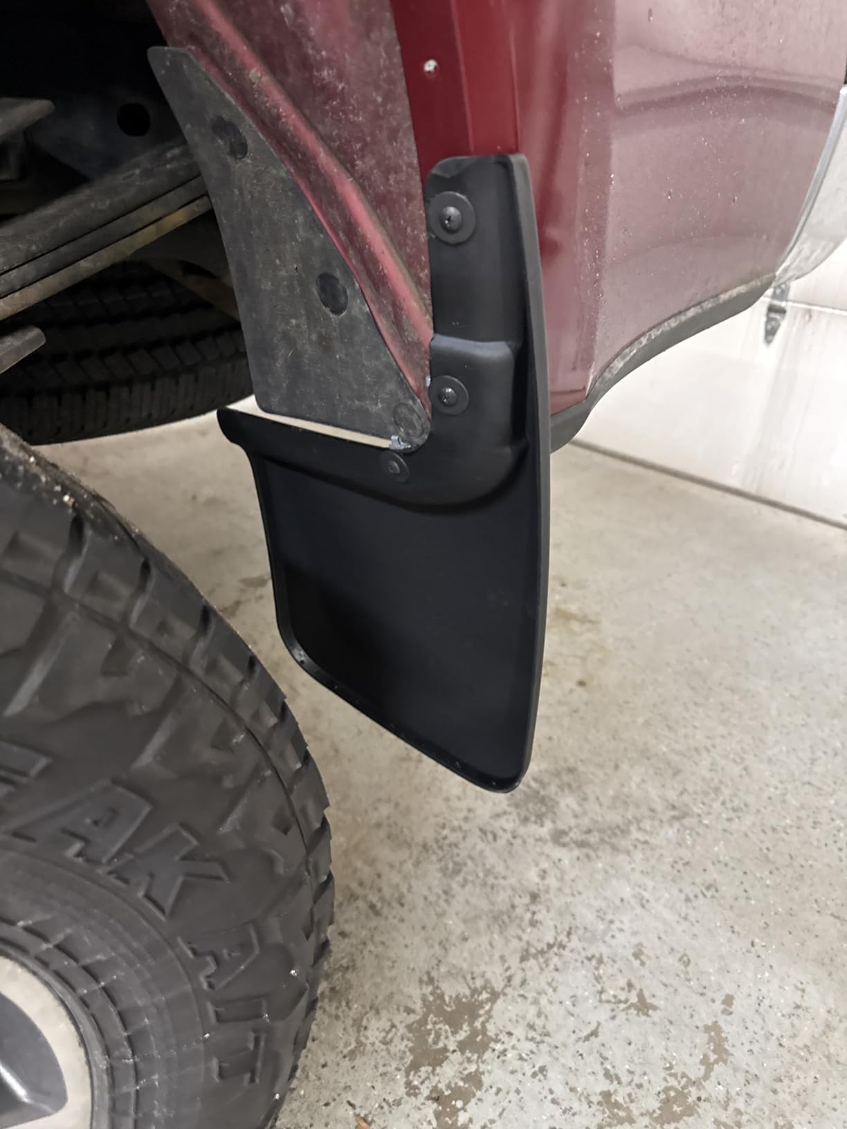 Husky Liners Custom Mud Guards | Fits 2017-2026 Ford F-250 & F-350 w/Single Rear Wheels & w/o OEM Fender Flares | Rear Set, 2-pc Black - 58466 customer photo 1