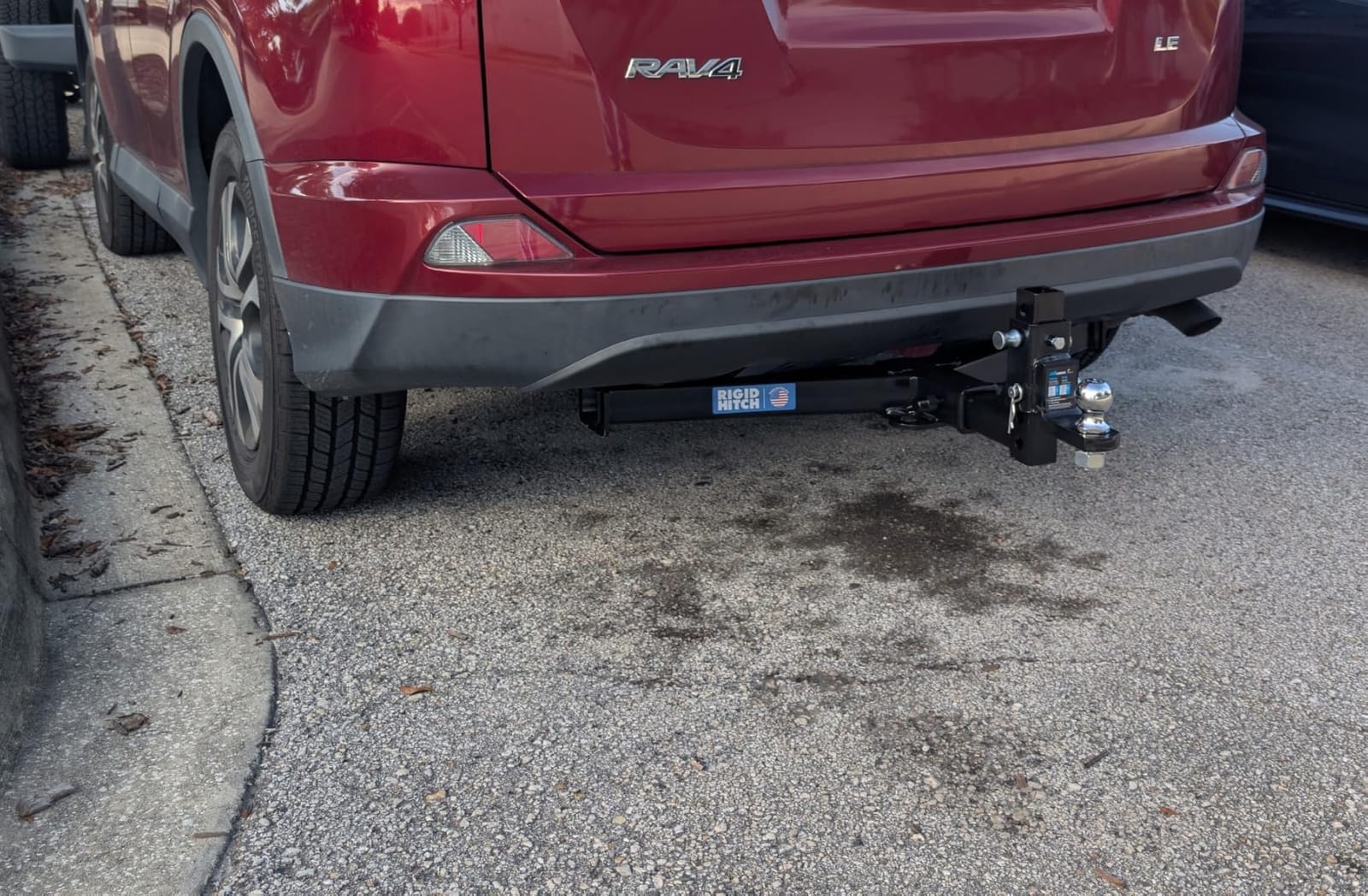 Rigid Hitch Class 3 Trailer Hitch (R3-0518) Fits 2006-2018 Toyota RAV4, 2 Inch Receiver Opening, Black Powder Coat Finish, Made in USA customer photo 1