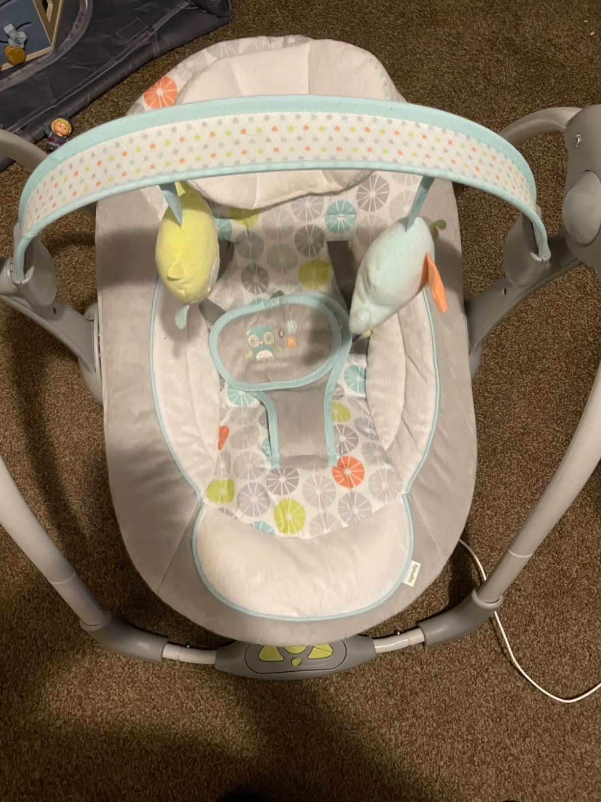 Ingenuity Swing 'n Go Lightweight Portable Baby Swing, Newborn to 9 Months customer photo 2