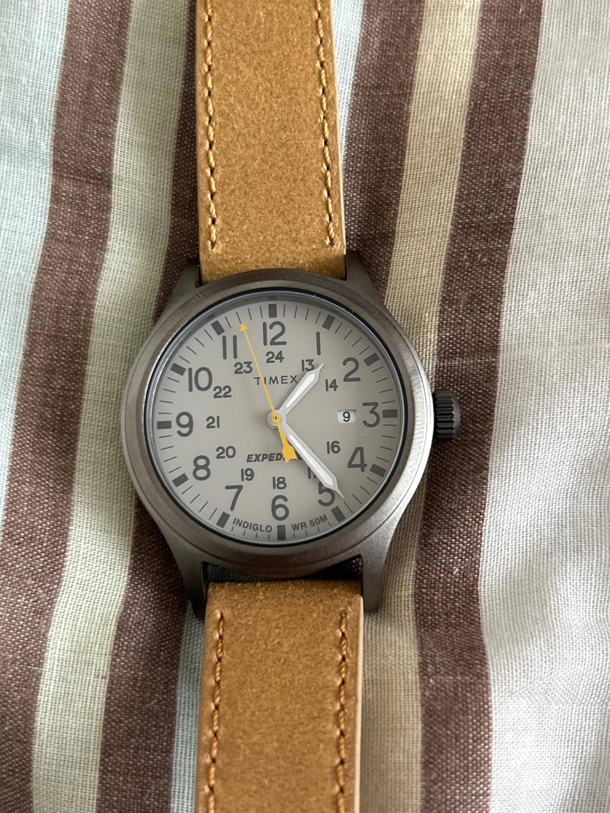 Timex Expedition Scout 40mm Men’s Analog Watch | Luminous Hands | Durable Comfortable Adjustable Strap | 24 Hour Time | Rugged Outdoor Watch | 50M Water Resistance customer photo 1