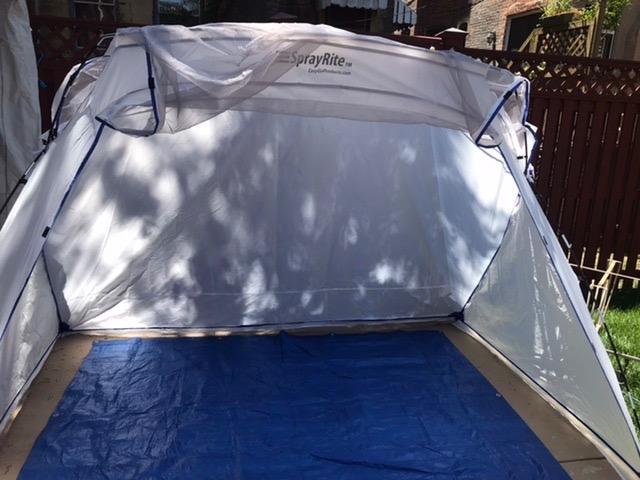 EasyGo Products Sprayrite 2 Paint Spray Shelter Spray Booth Painting Tent customer photo 2