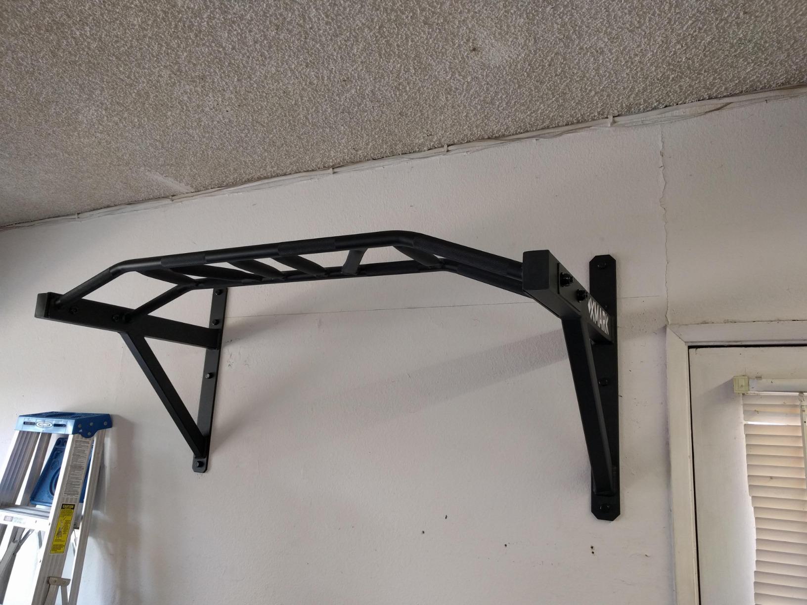 XMARK Commercial Wall Mounted Multi Grip Pull Up Bar Ranked Number 1 Men’s Health customer photo 1