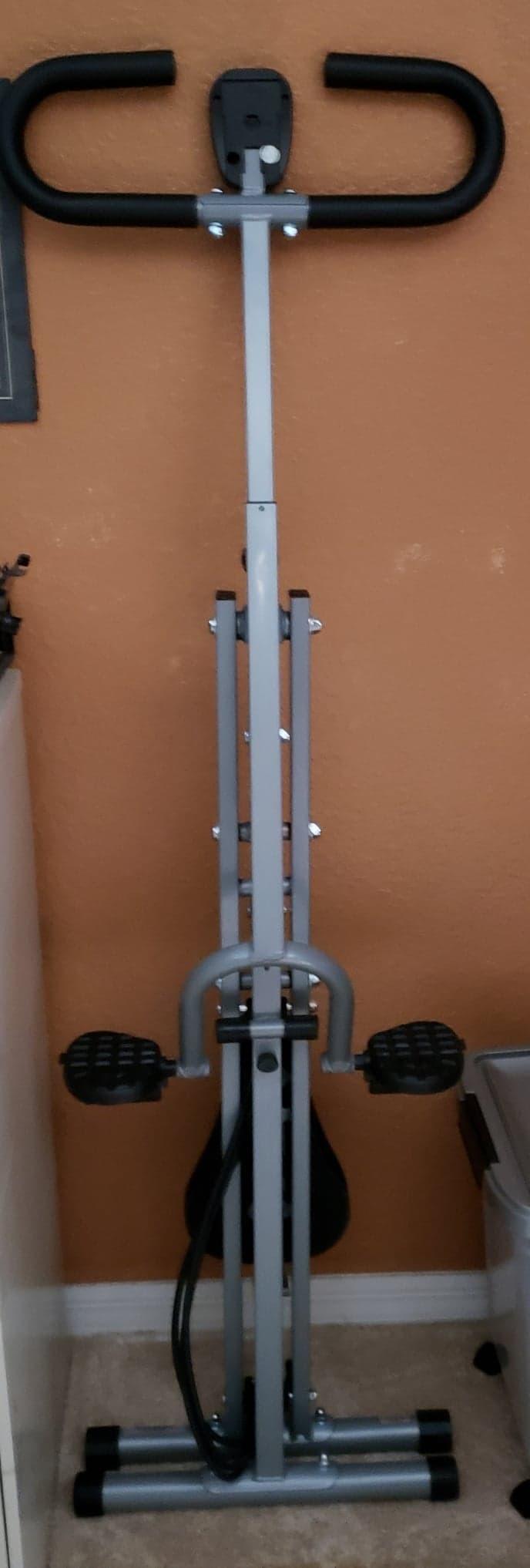 Sunny Health & Fitness Smart Row-N-Ride Glute & Leg Trainer, Foldable Squat Assist Rower with Exclusive SunnyFit App Connection customer photo 2