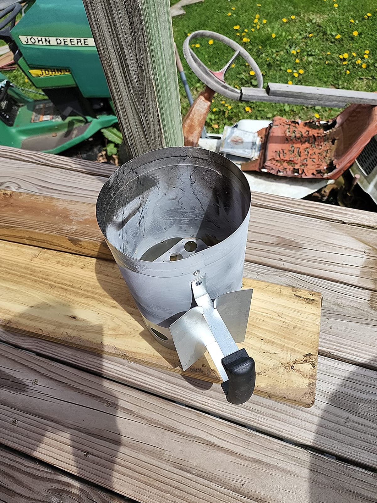 BEAU JARDIN Charcoal Chimney Starter Large Capacity BBQ Grill Lighter Barbecue Fire Starter Grilling for Charcoal Grill Briquette Coal Fire Starter Chimney for Grills Outdoor Cooking Can Accessories customer photo 1