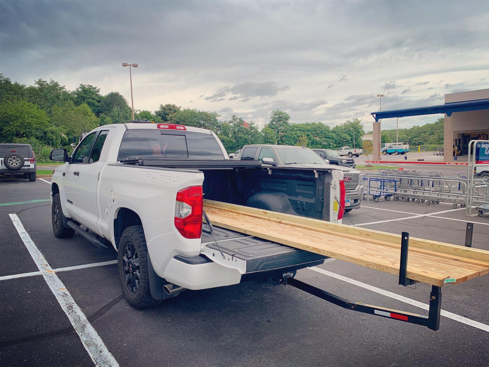Adjustable Steel Pick Up Truck Bed Hitch Extender Extension Rack for Boat customer photo 1