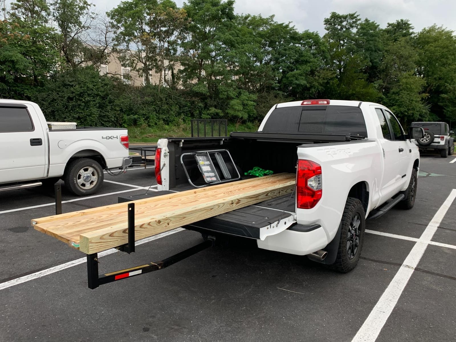 Adjustable Steel Pick Up Truck Bed Hitch Extender Extension Rack for Boat customer photo 2