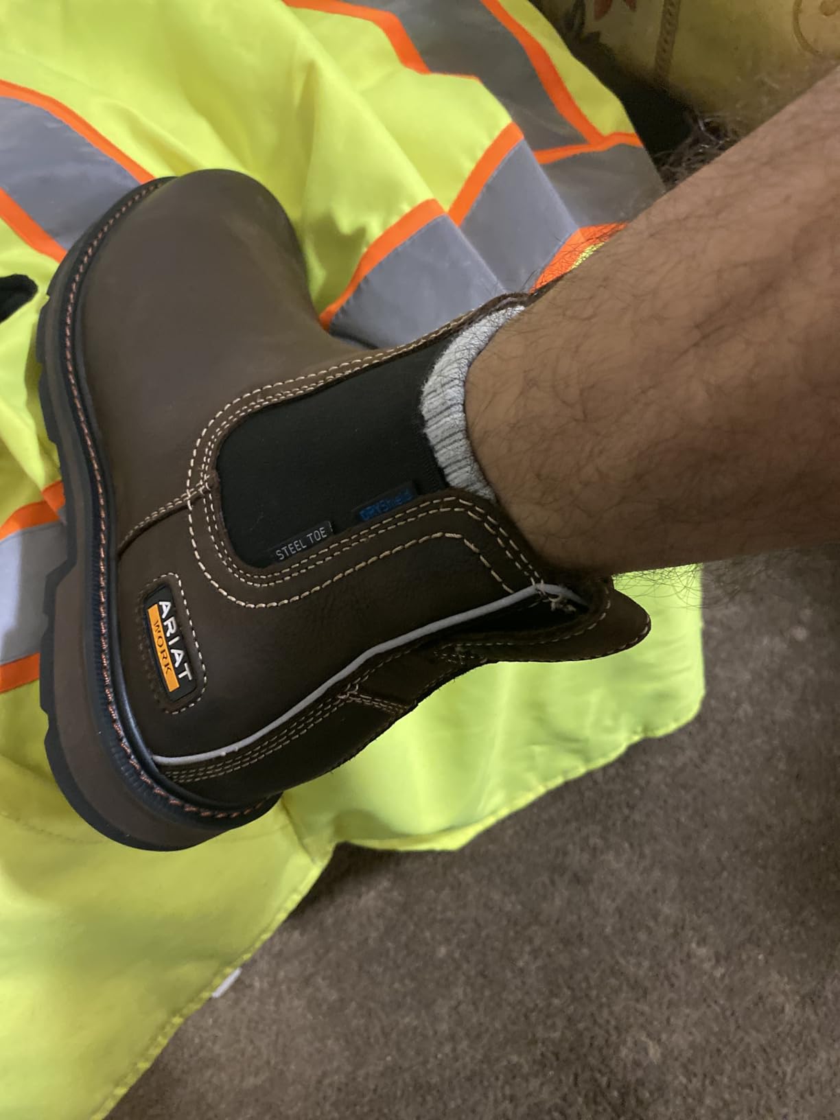 ARIAT Work Groundbreaker Chelsea H2O Steel Toe customer photo 2