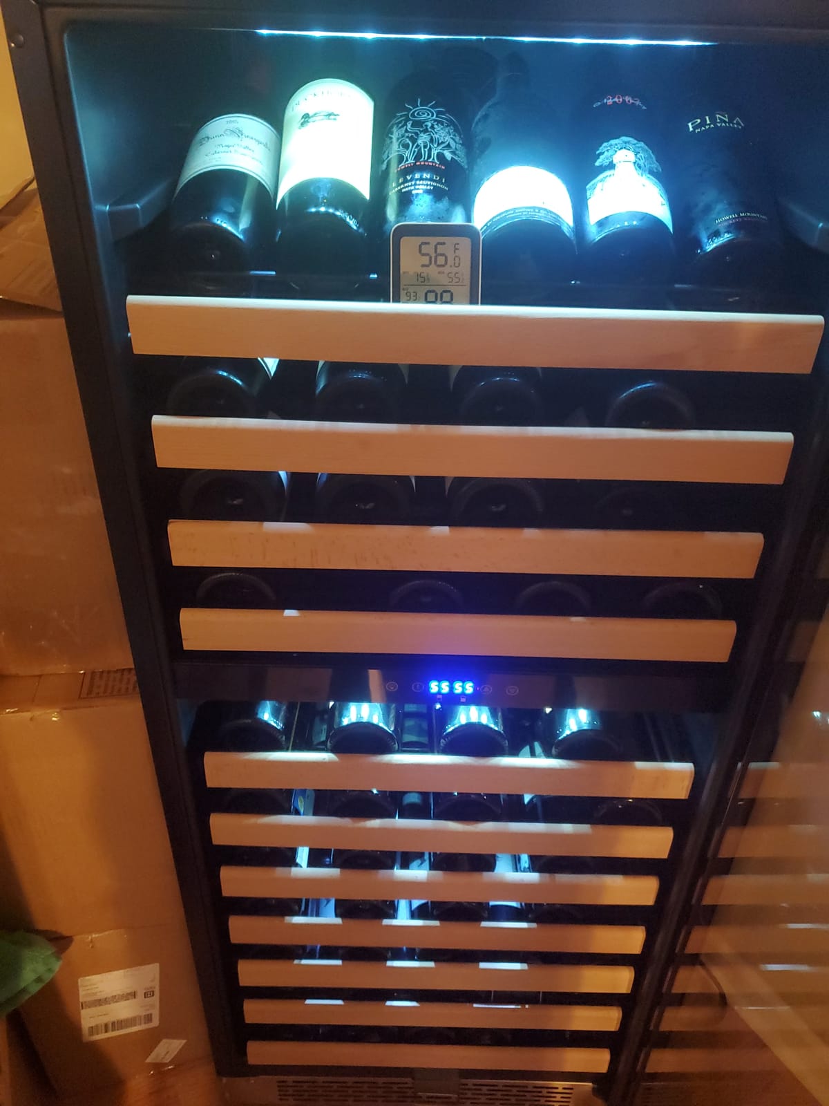 Whynter Wine Refrigerator, 164 Bottle, Large Capacity, Dual Zone, BWR1642DZ customer photo 2