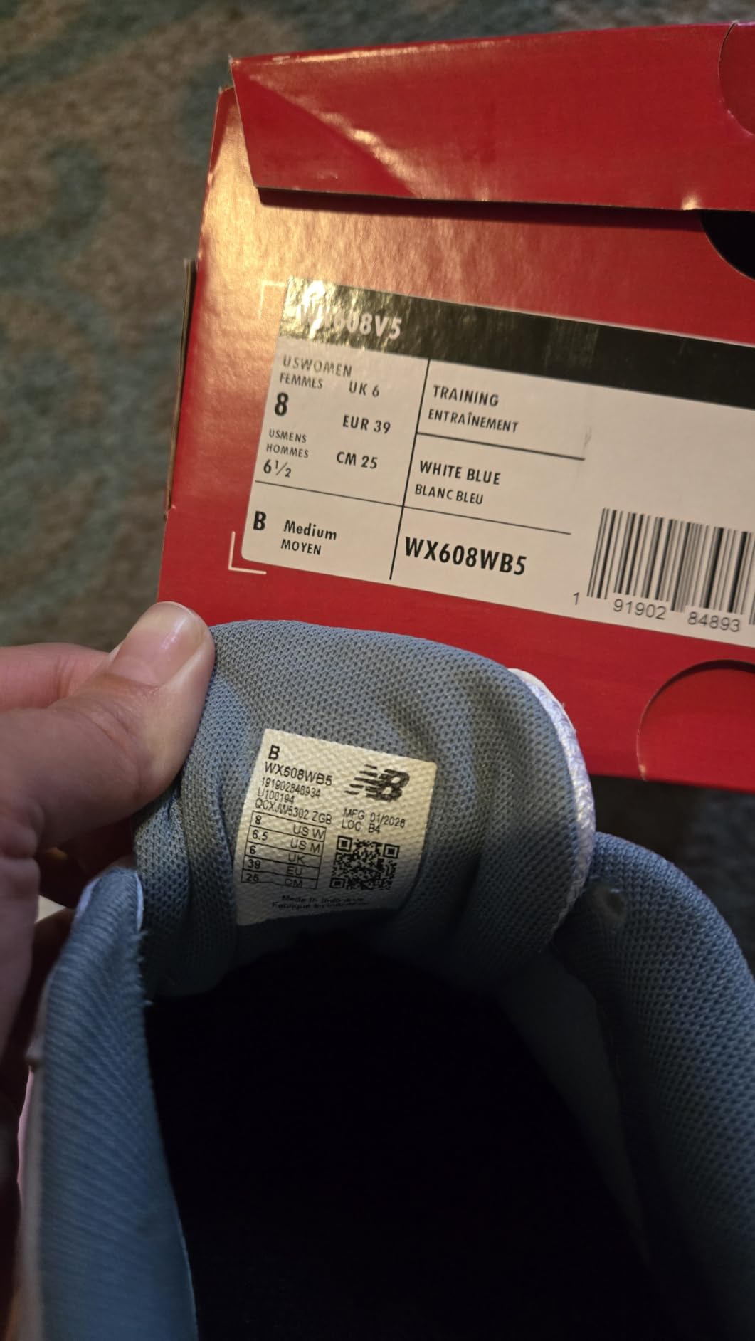 New Balance Women's 608 V5 Casual Comfort Cross Trainer customer photo 2