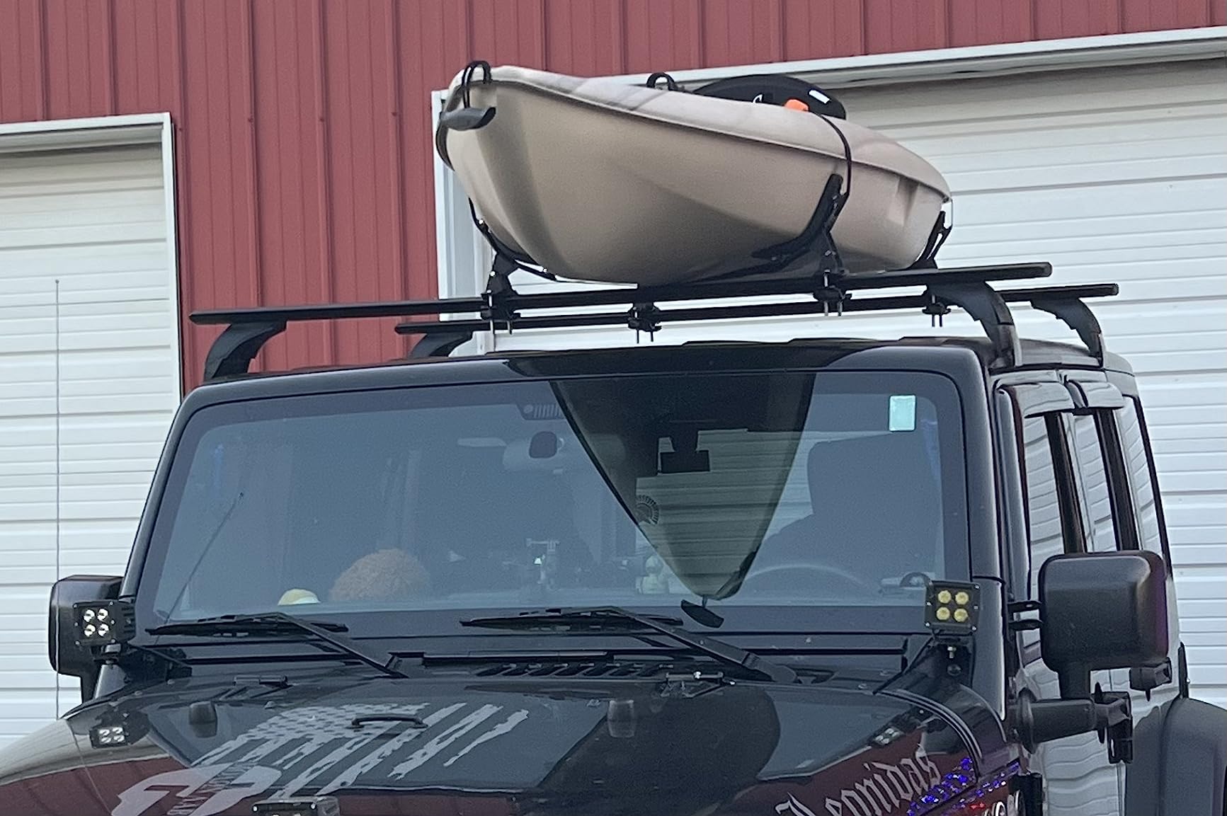 135LB Kayak Saddle, Aluminum Rustless Kayak Roof Rack with 1.5