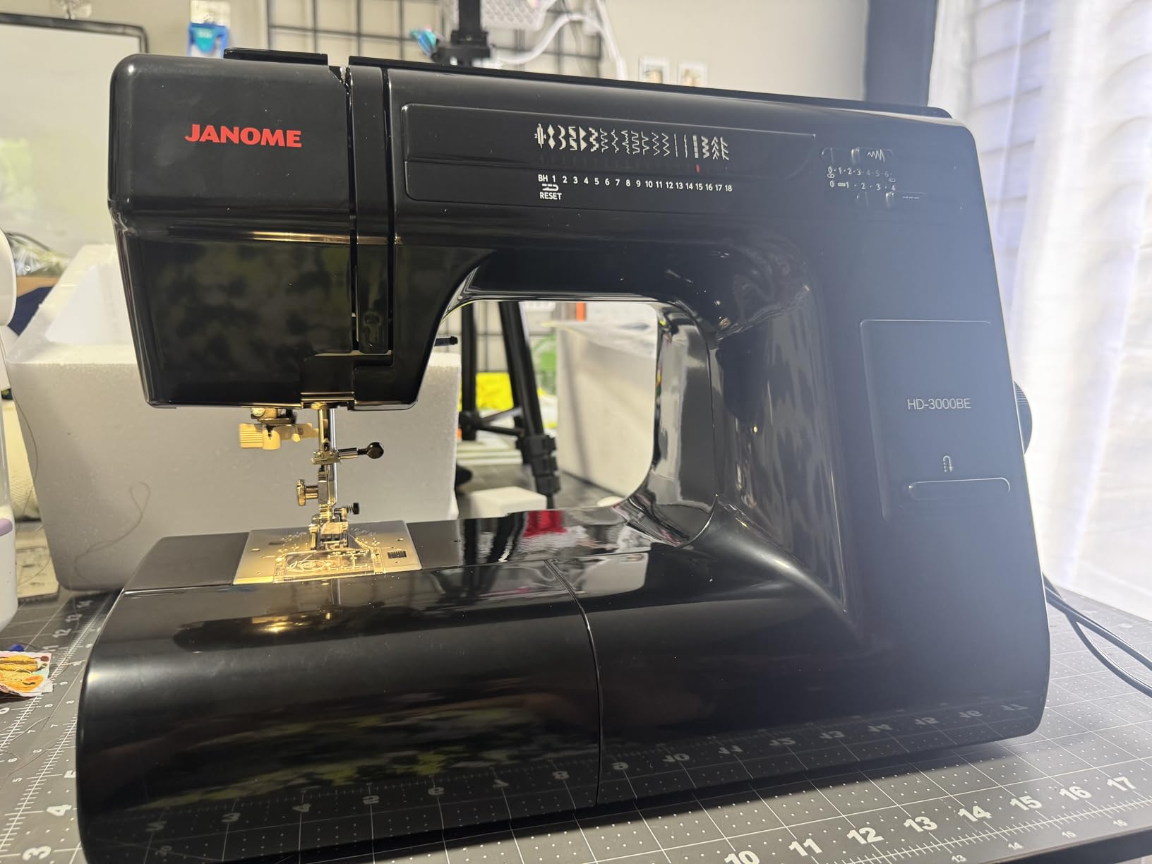 Janome HD 3000 BE Black Edition with Exclusive Bonus Bundle customer photo 1