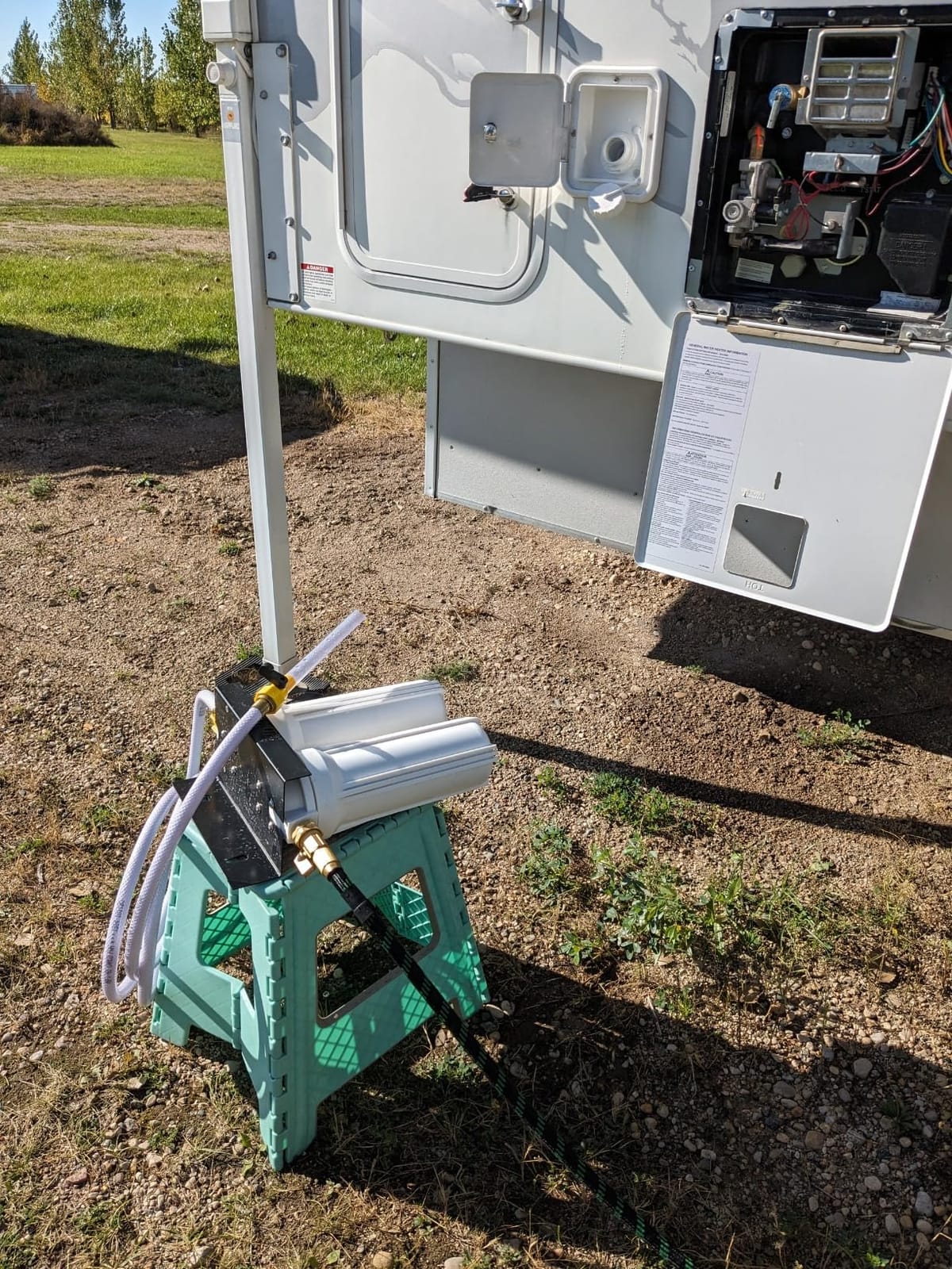 Beech Lane External RV Dual Water Filter System, Leak-Free Brass Fittings, Mounting Bracket and Two Filters Included, Sturdy Construction is Built to Last customer photo 1