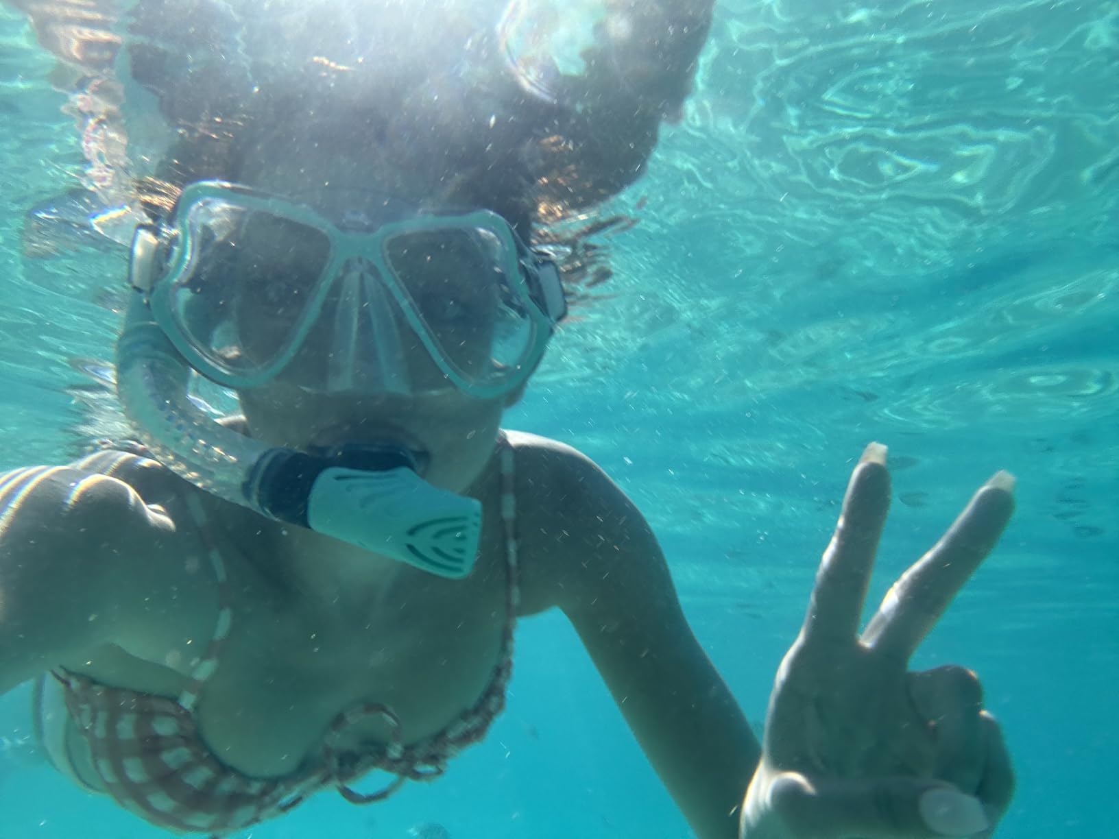 Greatever Snorkeling Gear for Adults Kids, Dry Snorkel Mask Set Anti-Fog customer photo 2