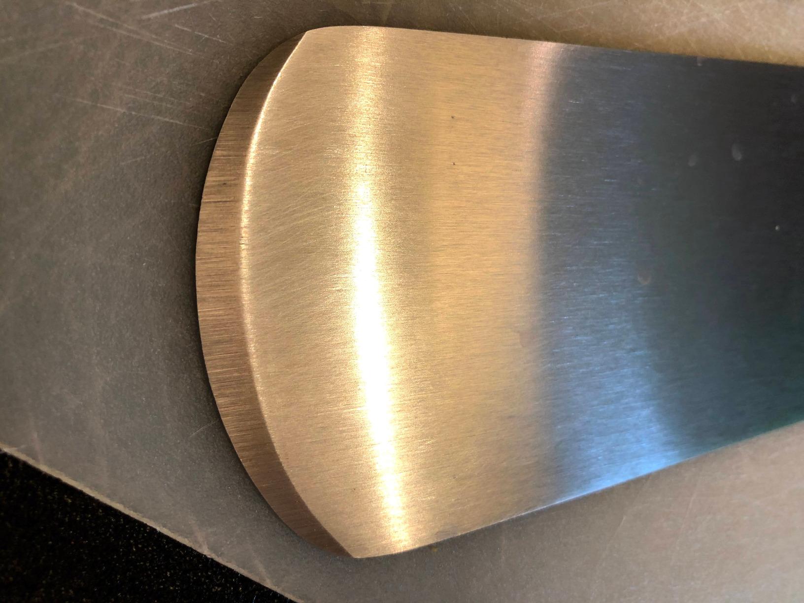 Metal Spatula Set Stainless Steel Hamburger Turner Griddle Flipper Scraper for BBQ Grill Flat Top customer photo 1