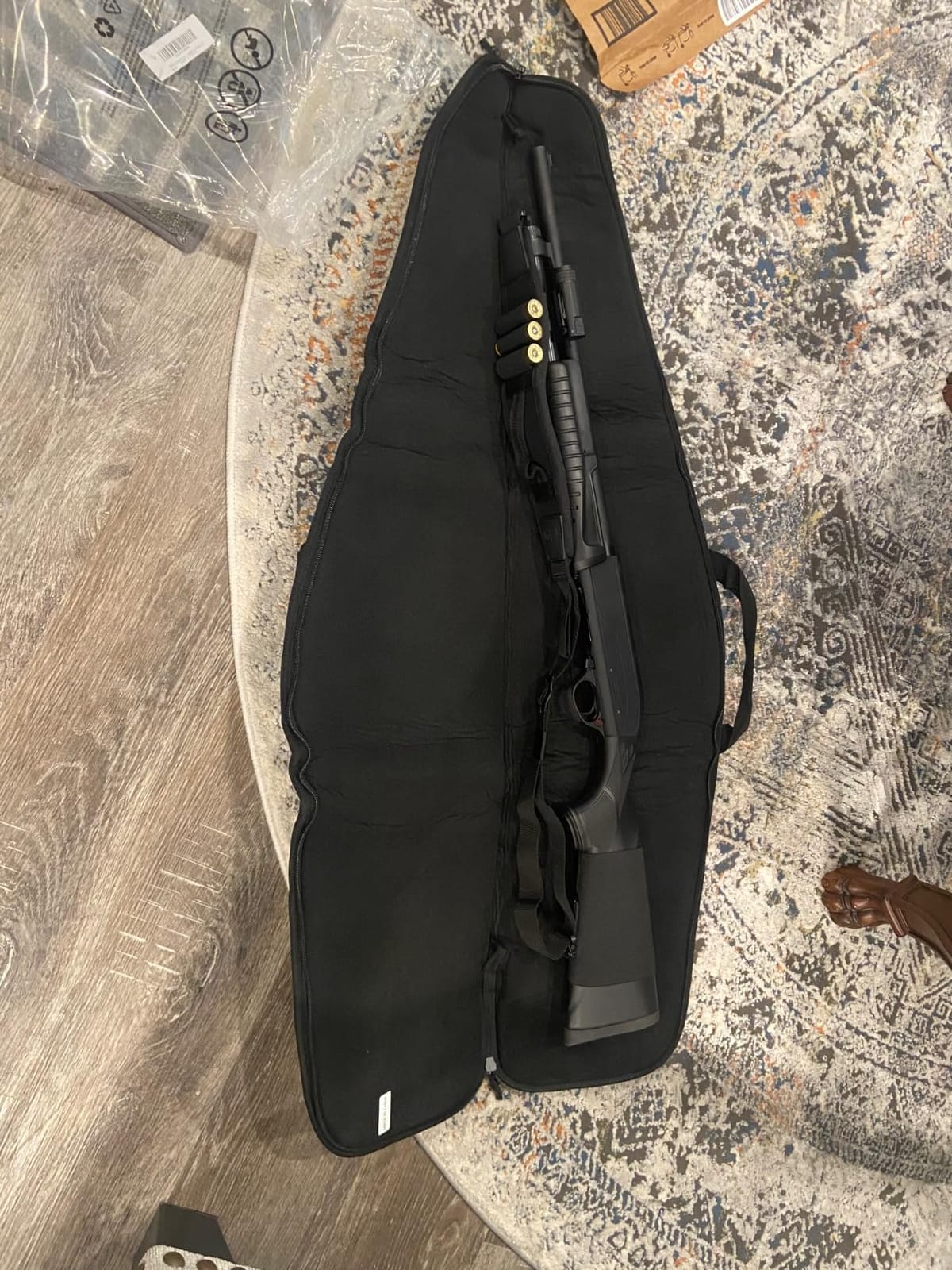 AUMTISC Soft Rifle Gun Case, 41/45/49 Inch Shotgun Carrying Bag for Scoped Rifles with Adjustable Shoulder Sling customer photo 1