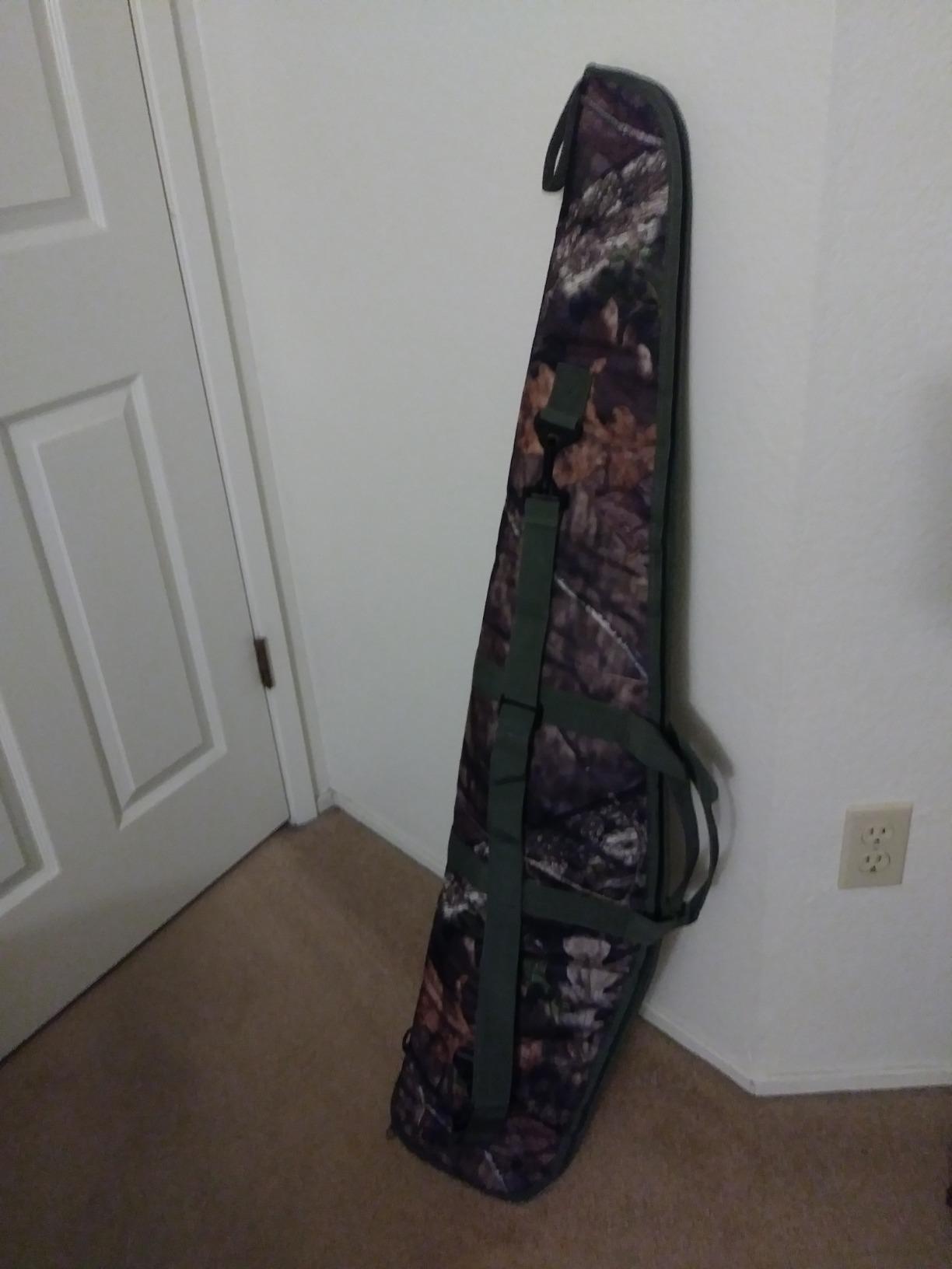 AUMTISC Soft Rifle Gun Case, 41/45/49 Inch Shotgun Carrying Bag for Scoped Rifles with Adjustable Shoulder Sling customer photo 2