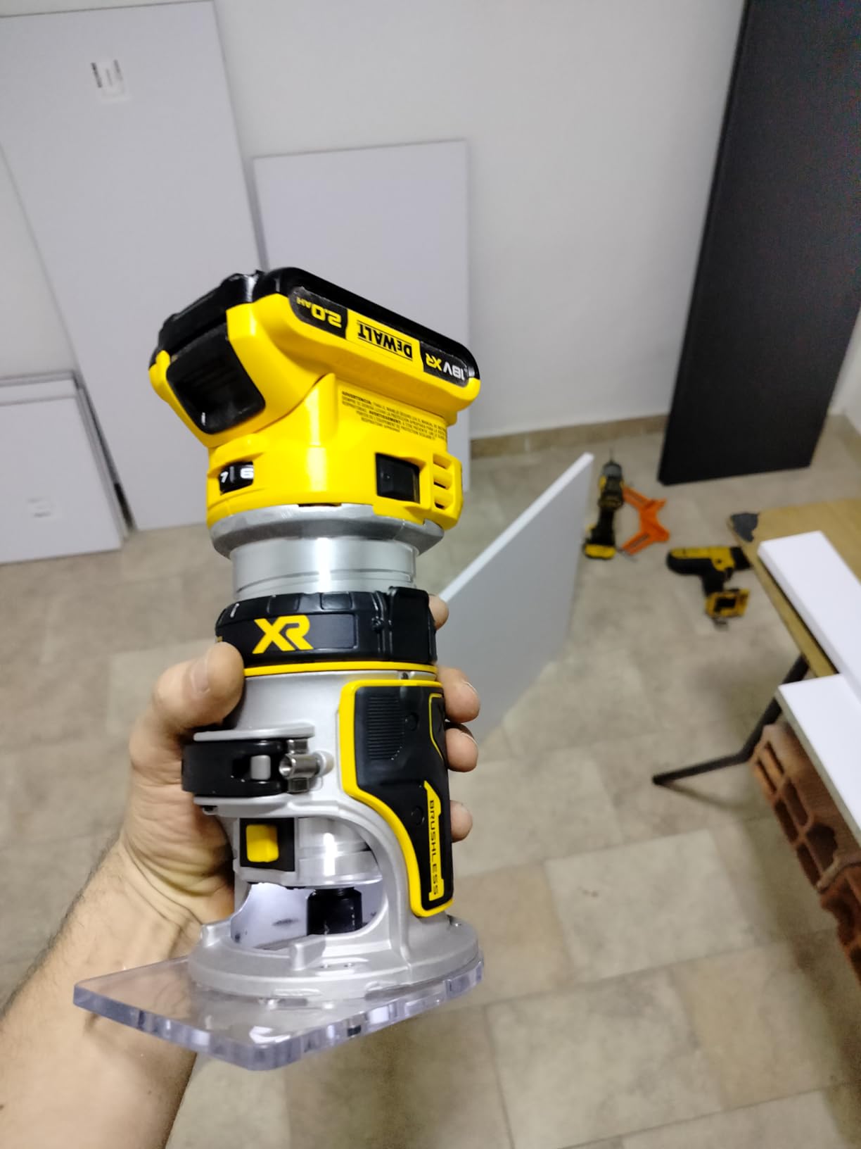 DEWALT 20V Max XR Cordless Router, Brushless, Tool Only (DCW600B) customer photo 1