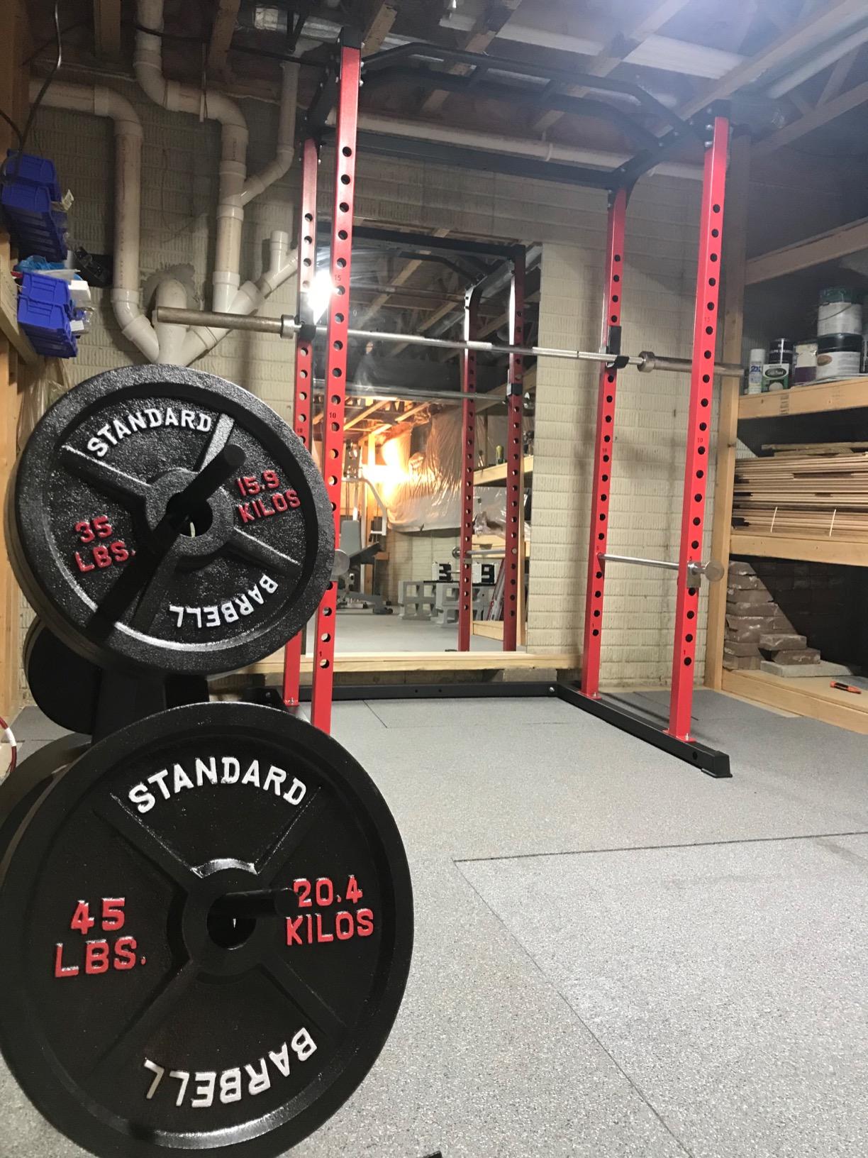 REP Fitness PR-1100 Power Rack - 700 lbs Rated Lifting Cage for Weight Training customer photo 1