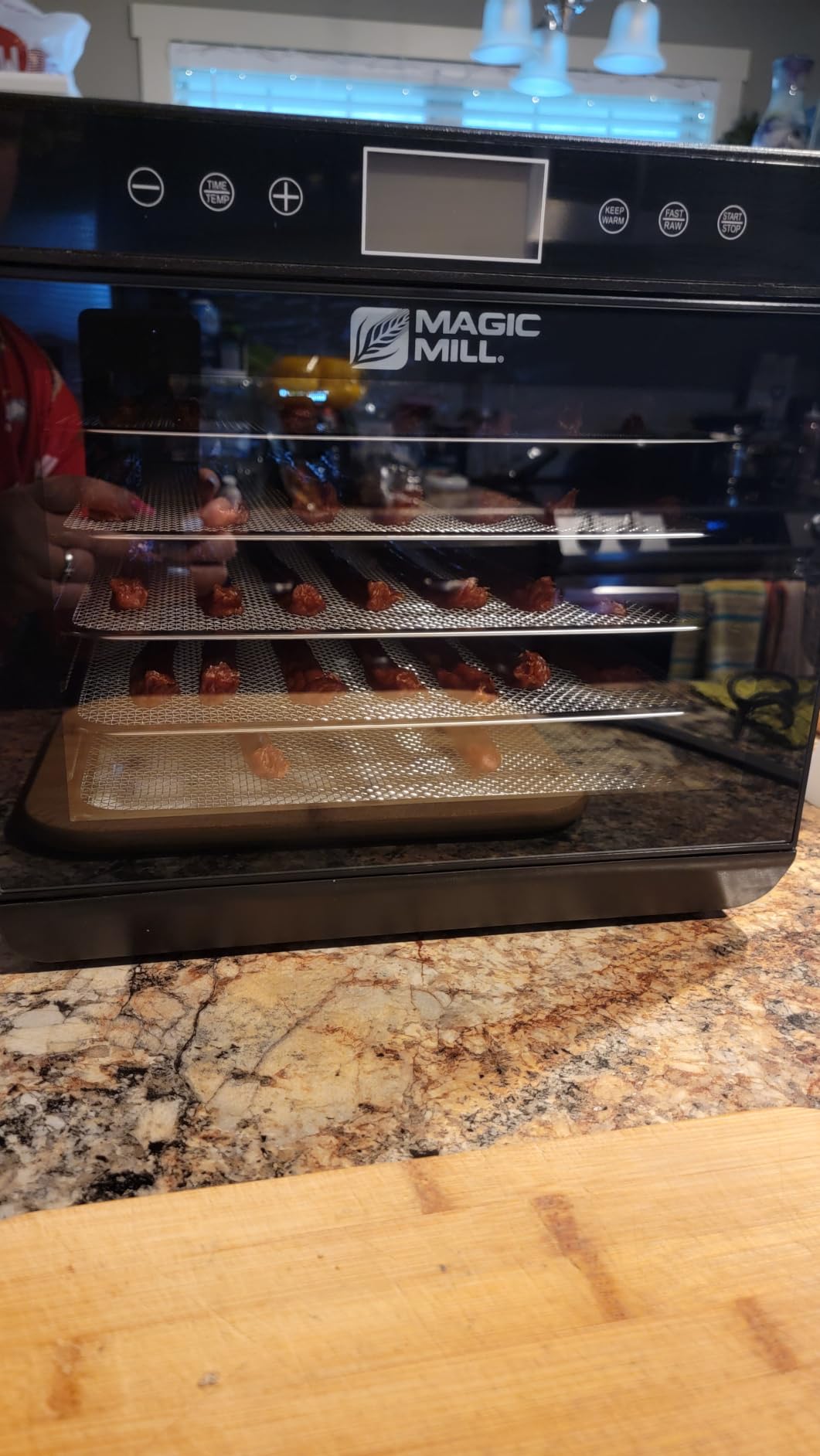 Magic Mill Premium Food Dehydrator Machine (10 Extra-Large Stainless Steel Trays) 700W Dryer for Beef Jerky, Fruits, Vegetables, Dog Treats, 48 Hour Digital Timer - 95°-167° Temperature Control customer photo 1