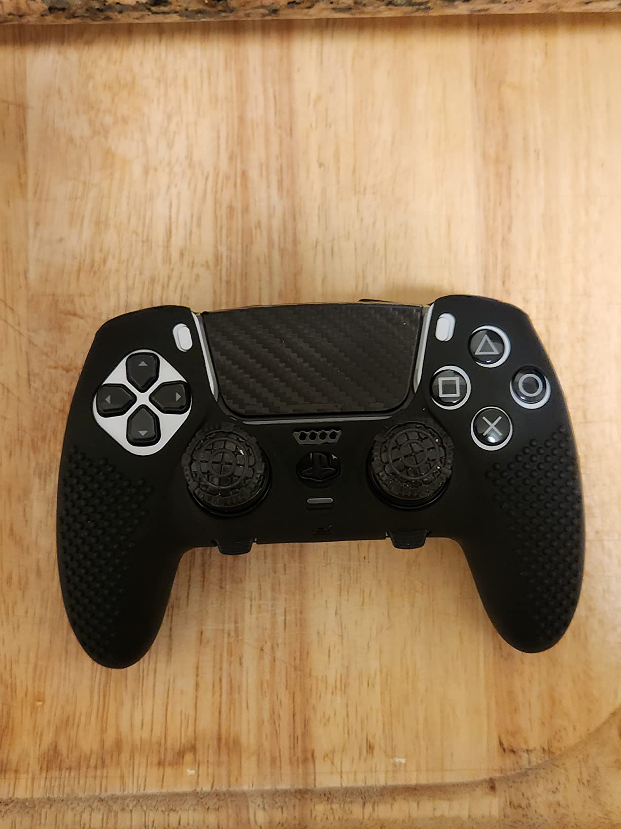 KontrolFreek FPS Freek Battle Royale Nightfall for PlayStation 4 (PS4) and PlayStation 5 (PS5) | Performance Thumbsticks | 2 High-Rise Convex Black customer photo 2