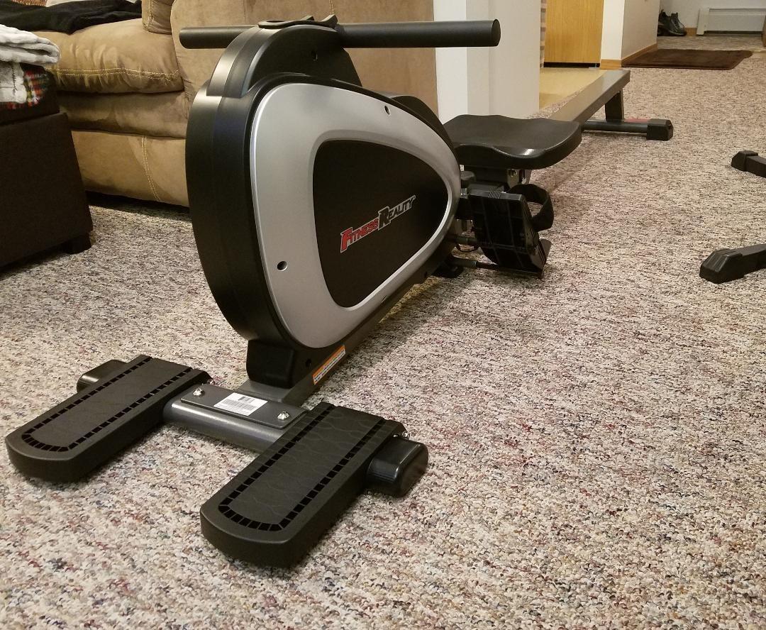Fitness Reality Magnetic Rowing Machine with Bluetooth Workout Tracking Built-In, Additional Full Body Extended Exercises, App Compatible, Tablet Holder, Rowing Machines for Home Use customer photo 1