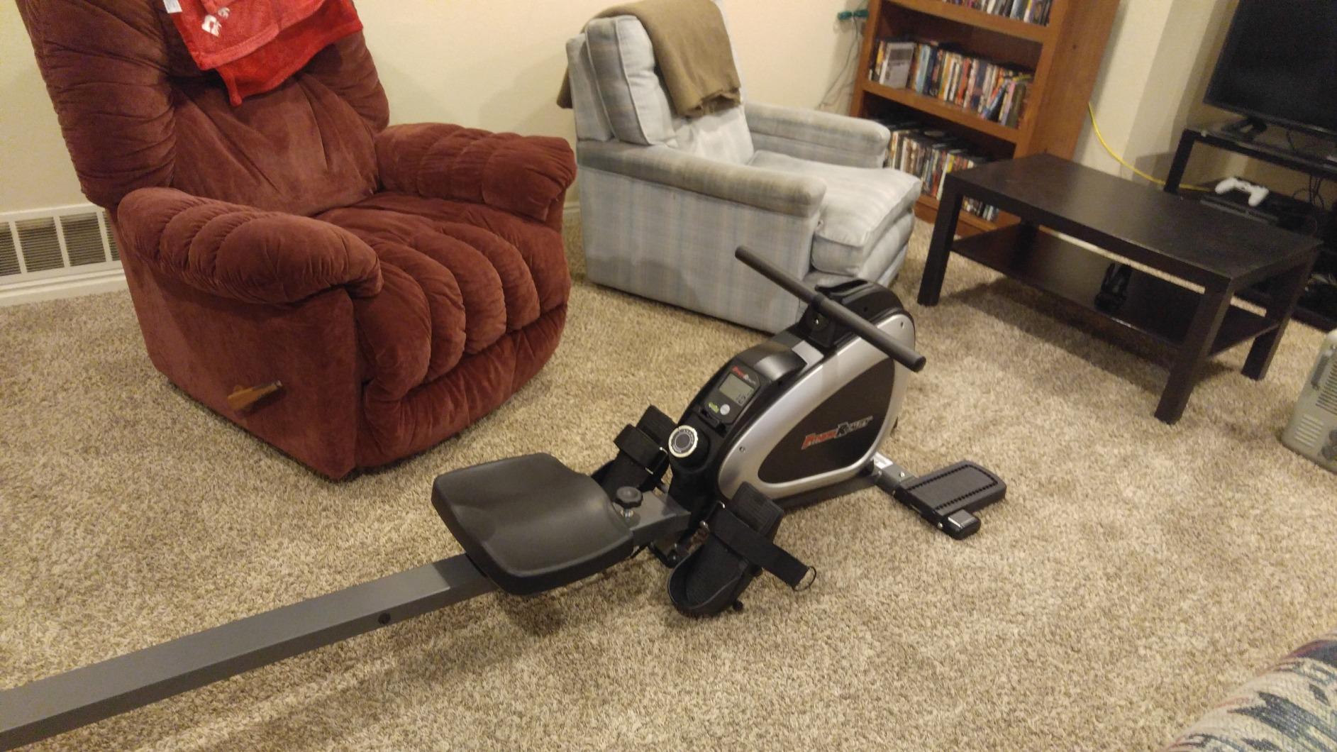Fitness Reality Magnetic Rowing Machine with Bluetooth Workout Tracking Built-In, Additional Full Body Extended Exercises, App Compatible, Tablet Holder, Rowing Machines for Home Use customer photo 2