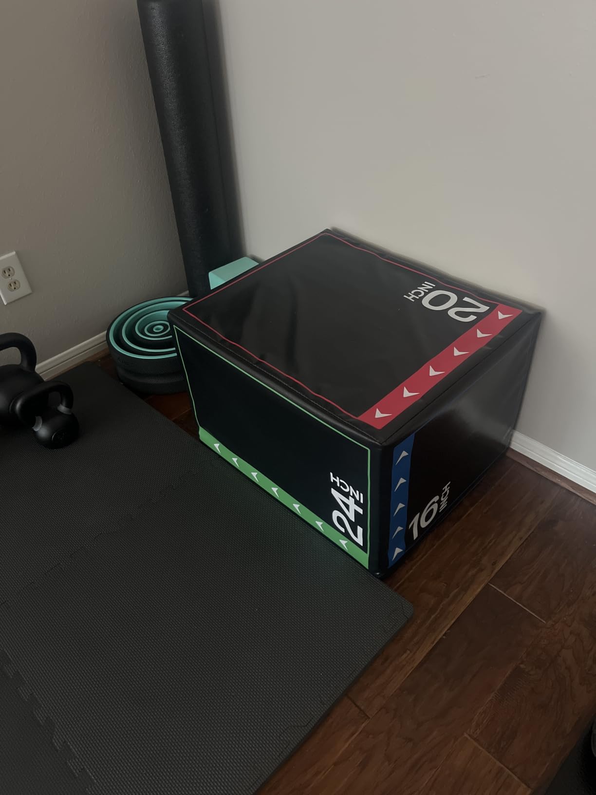 BalanceFrom 3-in-1 Foam Plyometric Jump Box for Home Gym with Multiple Height Options – Versatile Plyo with Non-Slip Surface for Strength, HIIT, Step-Ups, and Agility Training customer photo 1