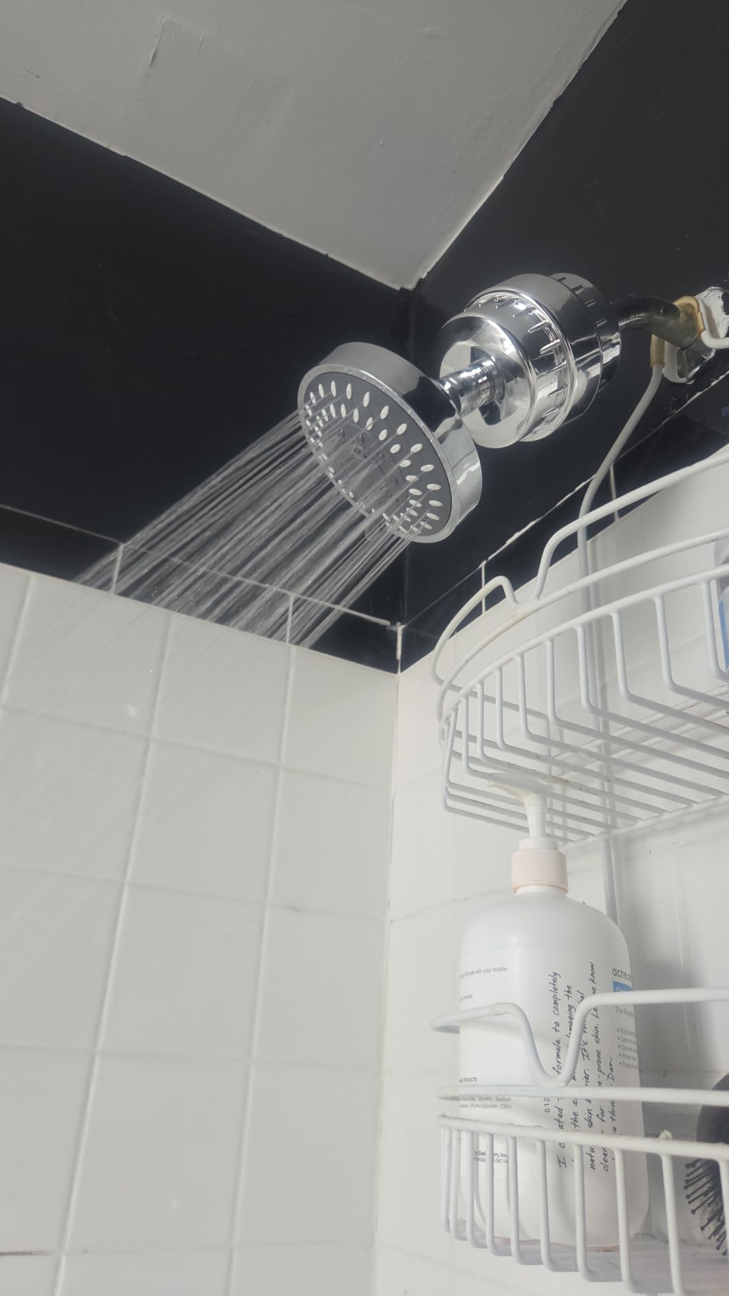 FEELSO Shower Head with Shower Filter, Filtered Shower Head for Hard Water | High Pressure, Anti-clog Nozzles, 5 Spray Showerhead, 15 Stage Water Softener Filters, Remove Chlorine and Harmful Substances customer photo 2