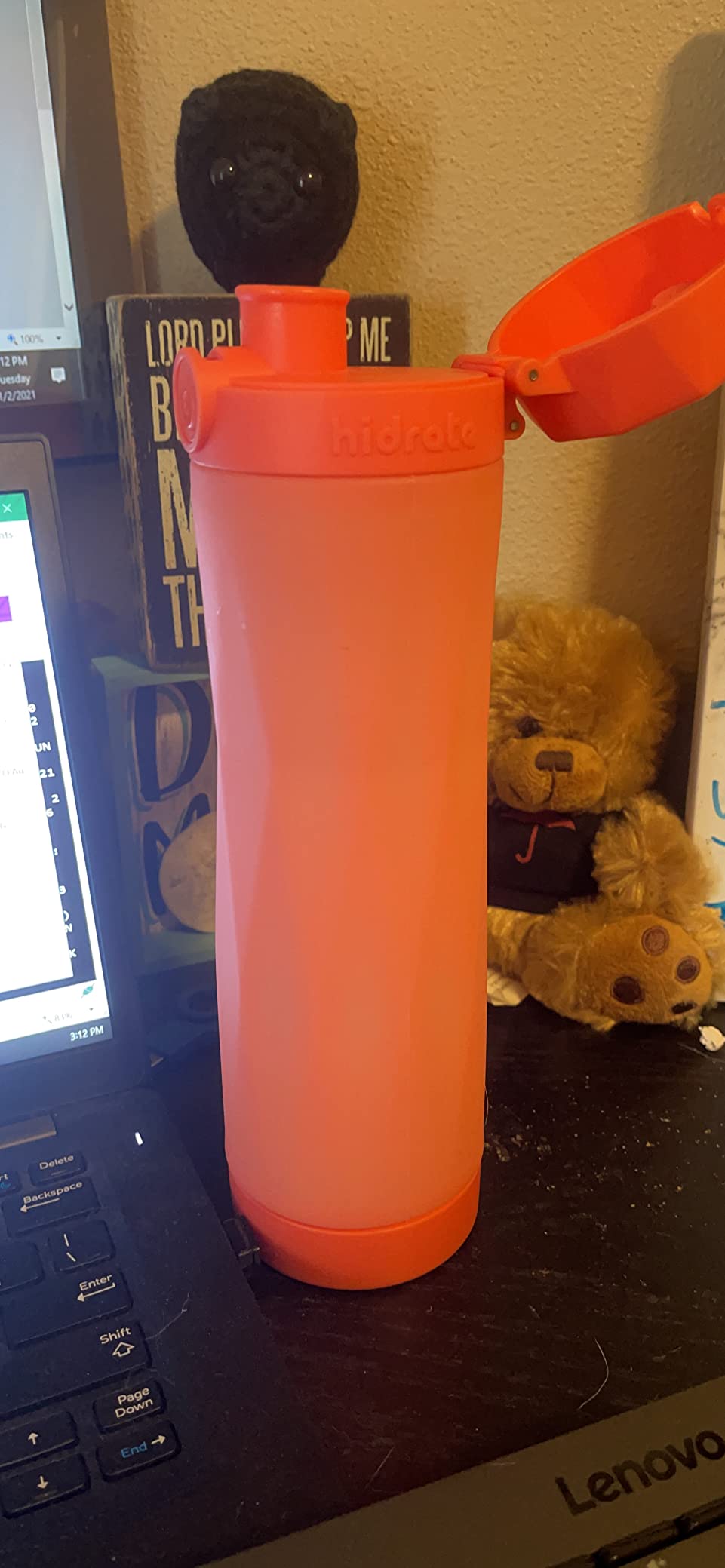 Hidrate Spark 3 Smart Water Bottle - Monitor Water Intake and Light Up to Remind You to Stay Hydrated customer photo 2