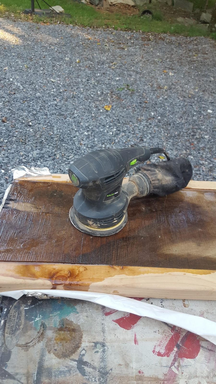 GALAX PRO 13000OPM Random Orbital Sander 6 Variable Speed with 15 Sandpaper customer photo 2
