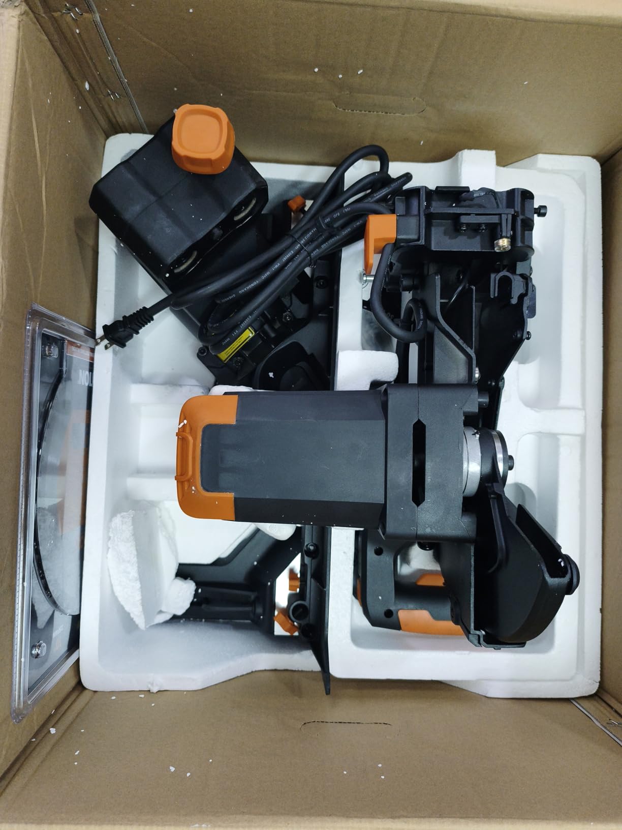 Evolution Power Tools R255SMS+ PLUS 10-Inch Sliding Miter Saw Plus Multi-Material Multi-Purpose Cutting Cuts Metal, Plastic, Wood & More 0˚ - 45˚ Bevel & 50˚ - 50˚ Miter Angles TCT Blade Included customer photo 1