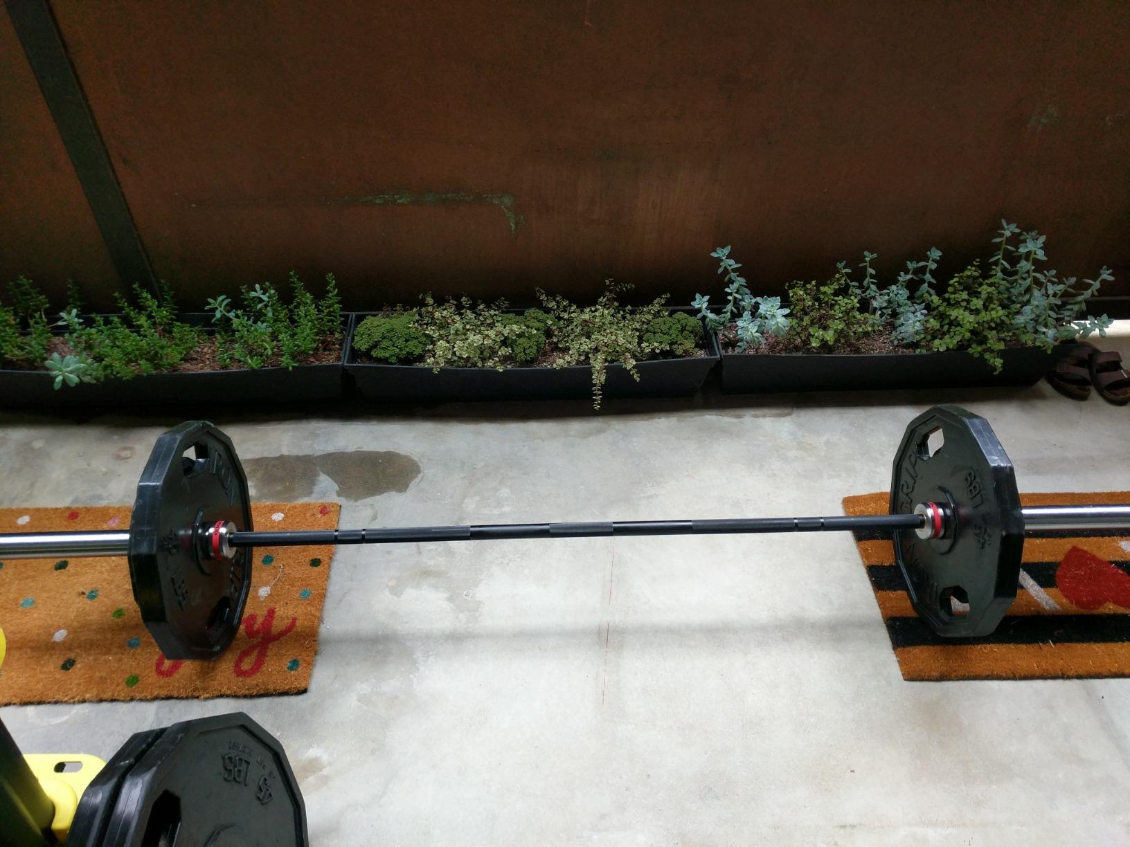 XMARK Crowbar Olympic Barbell, 20kg Training Bar, 28mm Shaft, Center Knurl, Built for Strength Training and Olympic Lifts customer photo 2