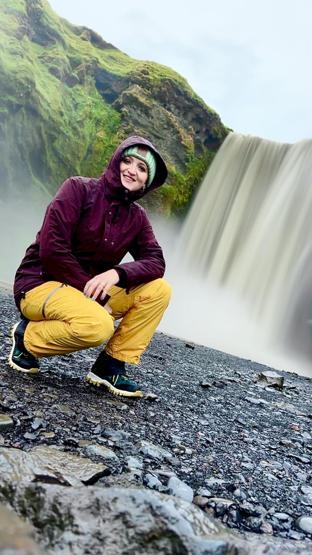 Little Donkey Andy Women's Lightweight Waterproof Rain Pants Breathable Hiking Pants for Outdoor Fishing customer photo 2